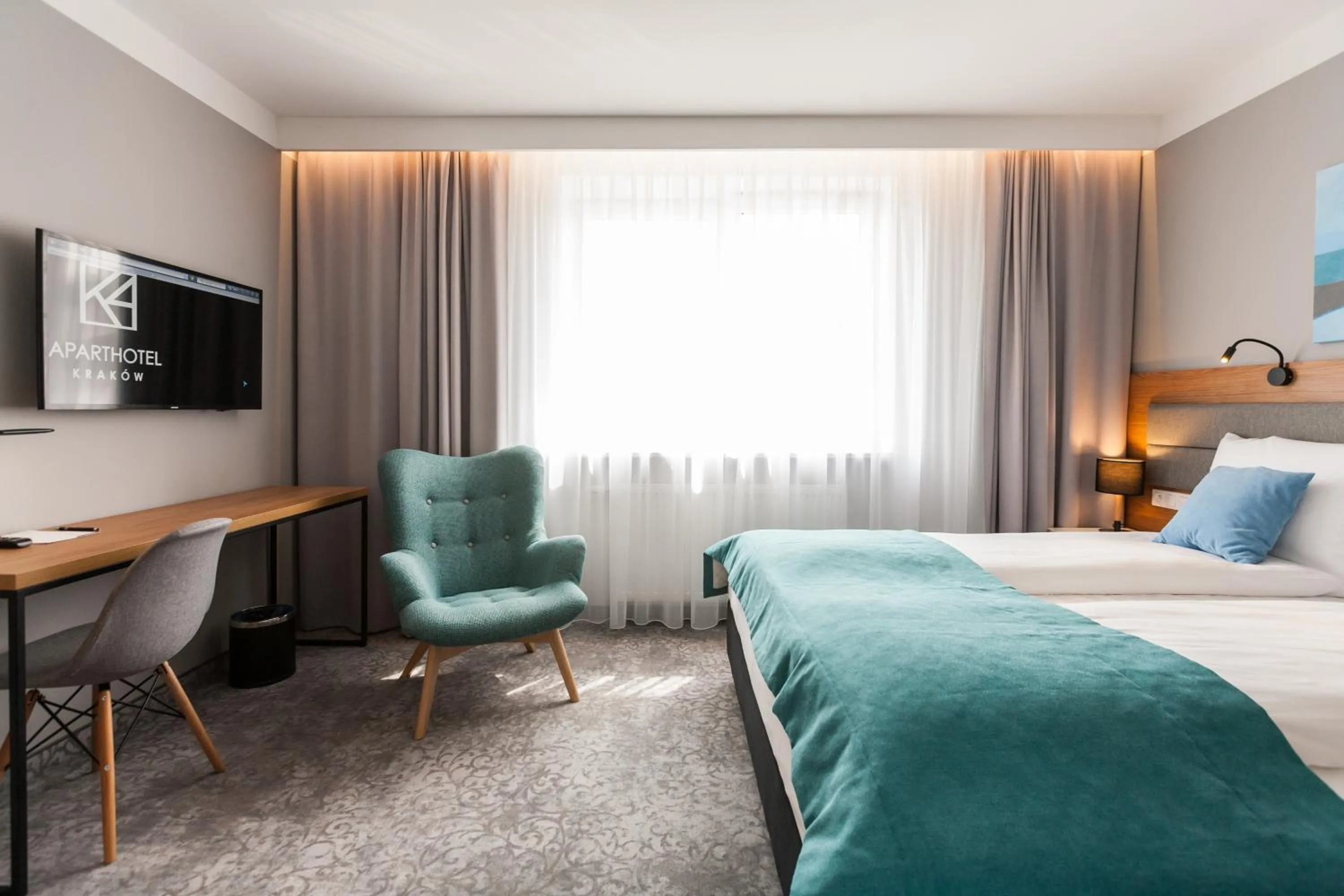 Bed in K4 APARTHOTEL KRAKÓW