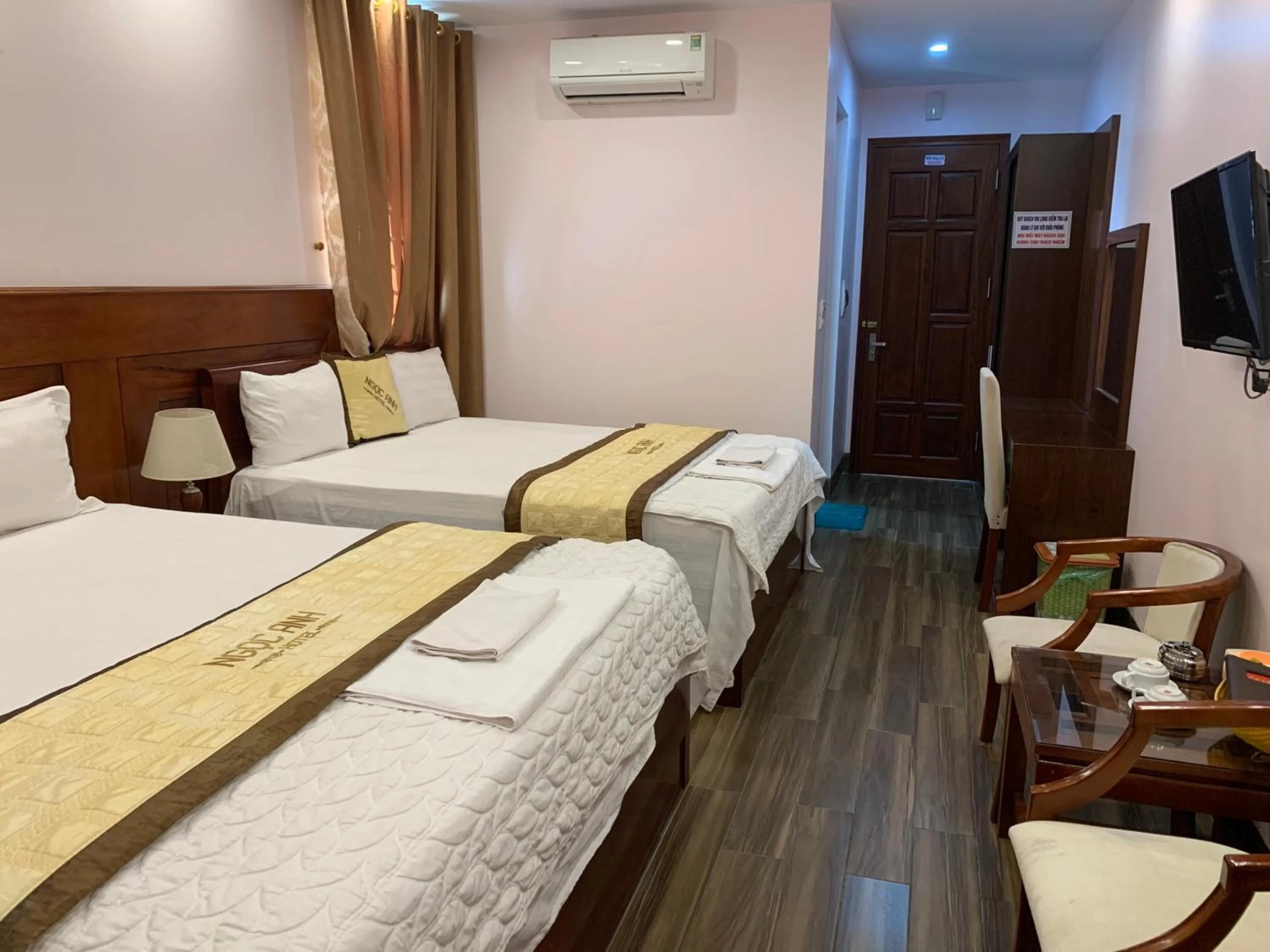 Bed in Hotel Ngoc Anh - Van Don