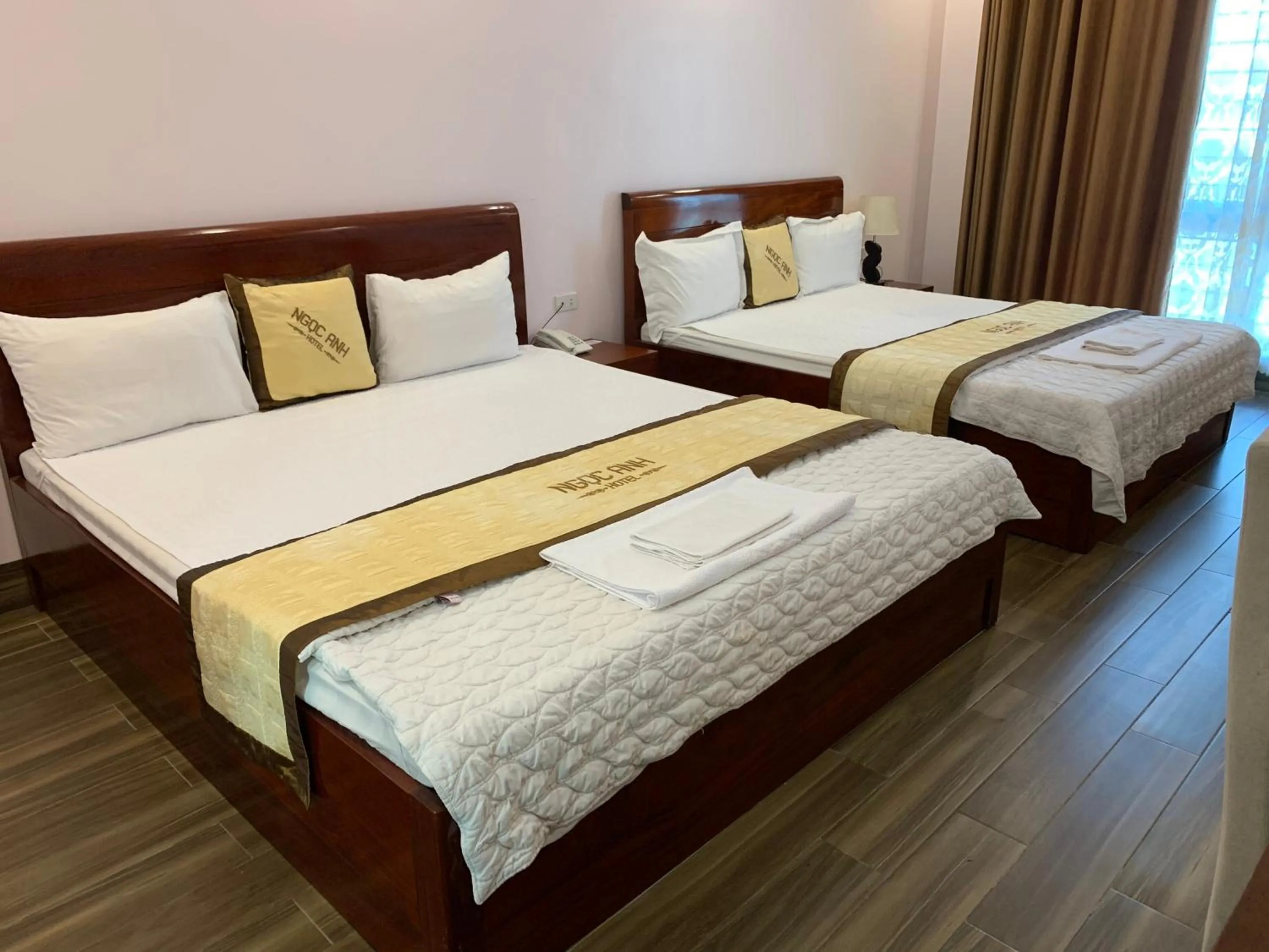 Bed in Hotel Ngoc Anh - Van Don