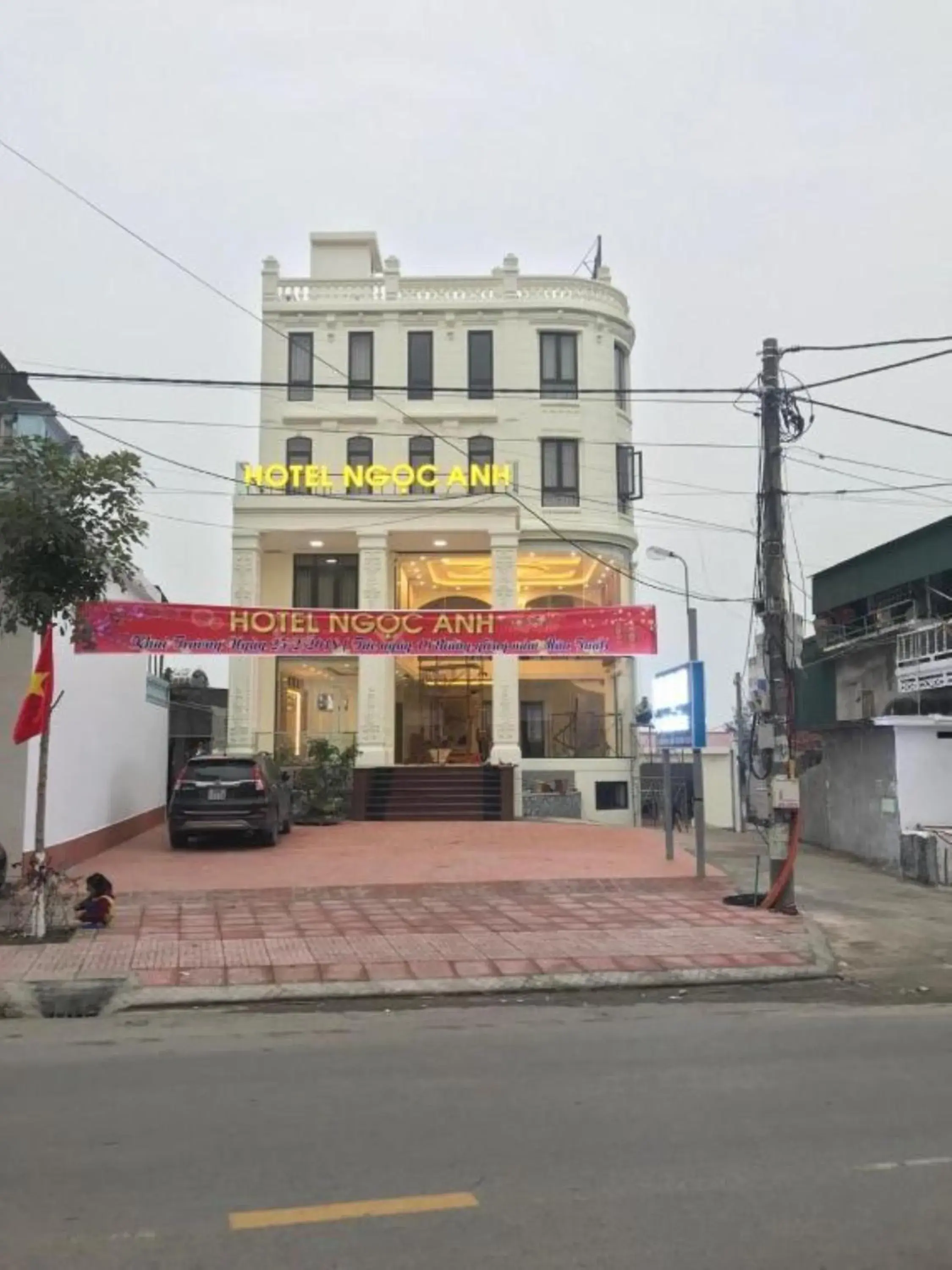 Property building in Hotel Ngoc Anh - Van Don Property building in Hotel Ngoc Anh - Van Don