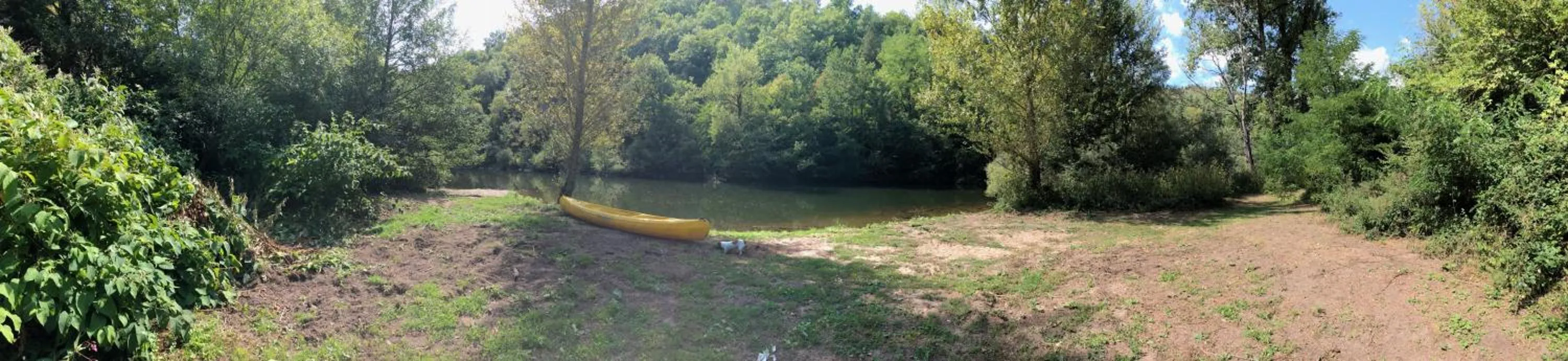 River view in Hôtel Le Moulin D'Olt