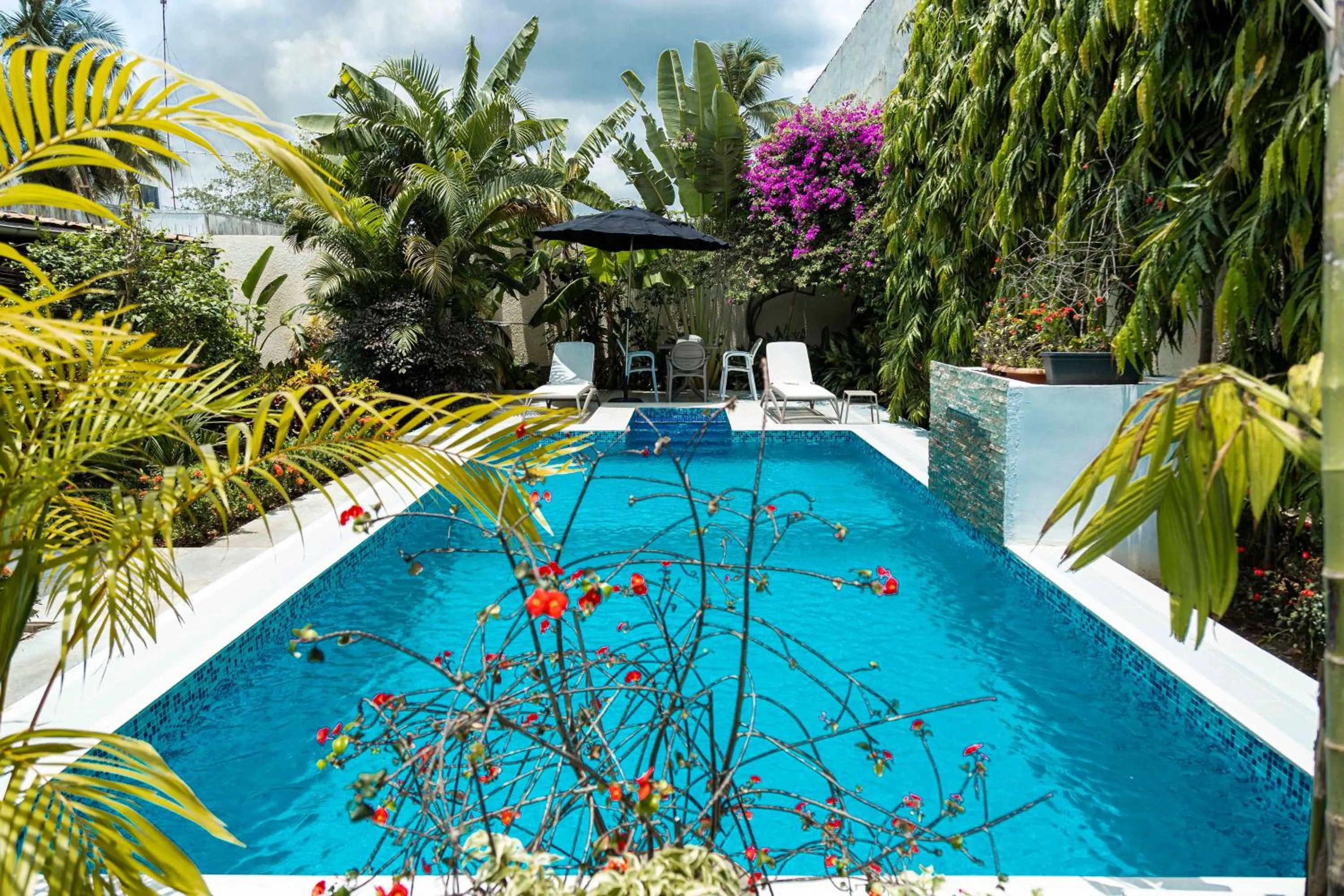 Pool view in Villa Jaddis