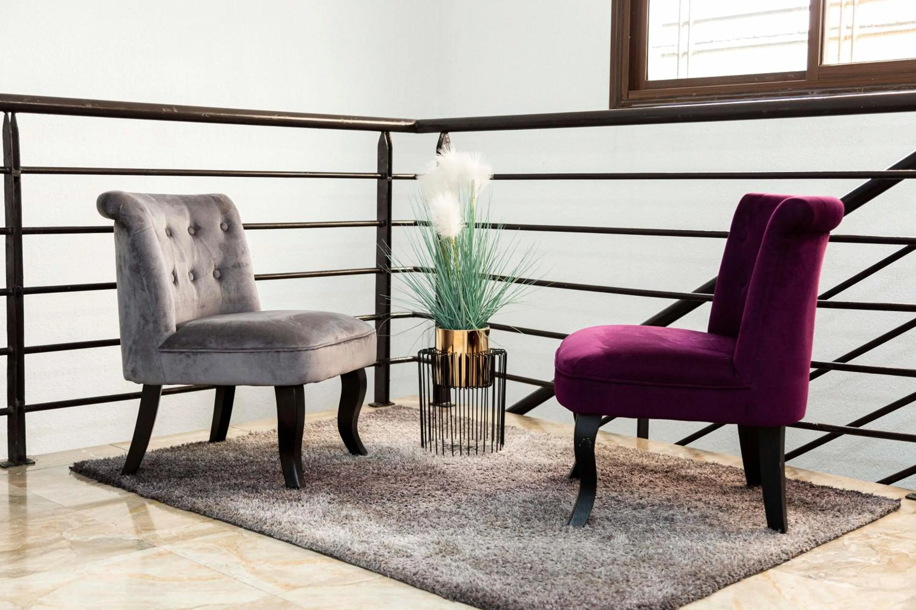 Seating area in Villa Jaddis