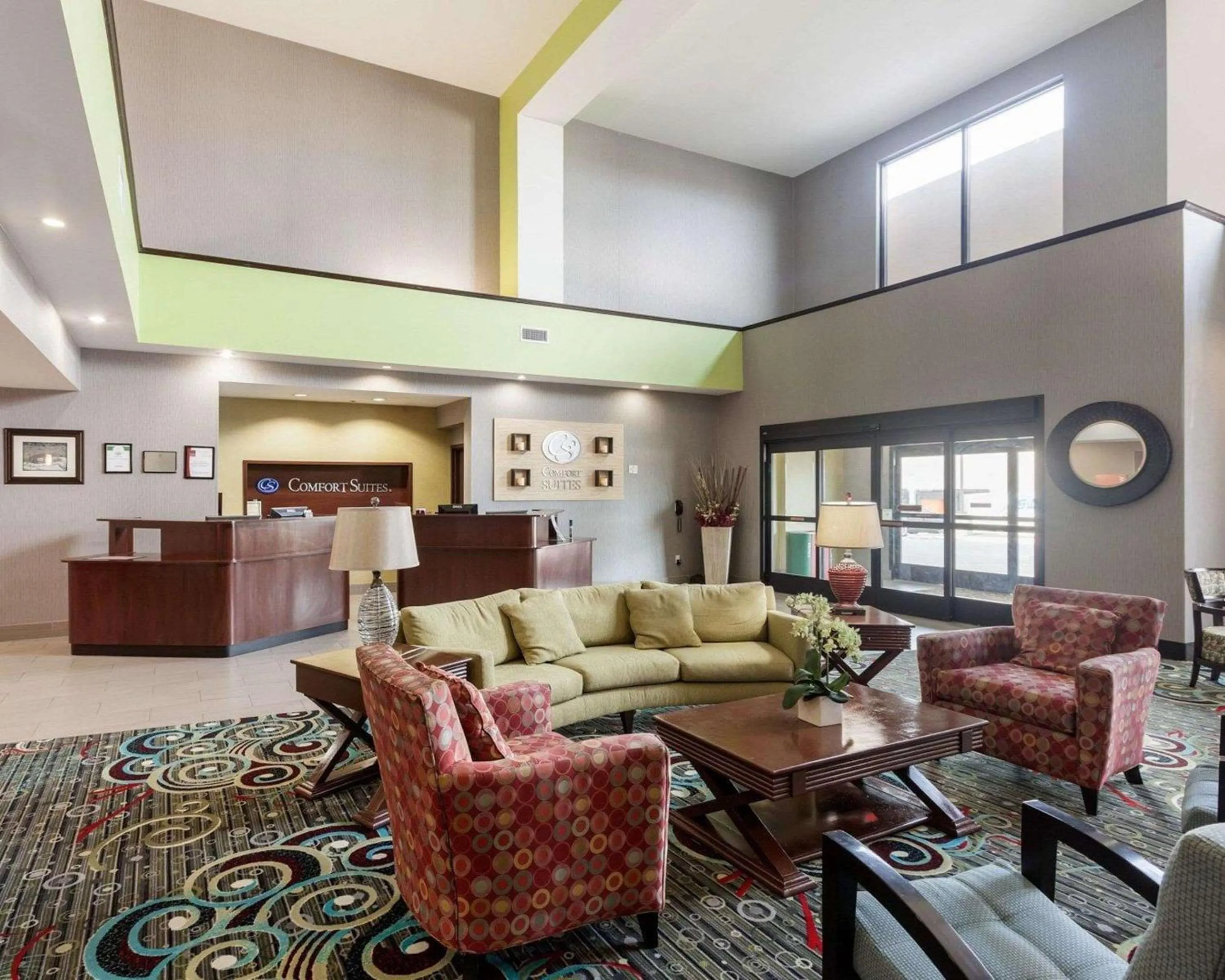 Lobby or reception in Comfort Suites Greenville