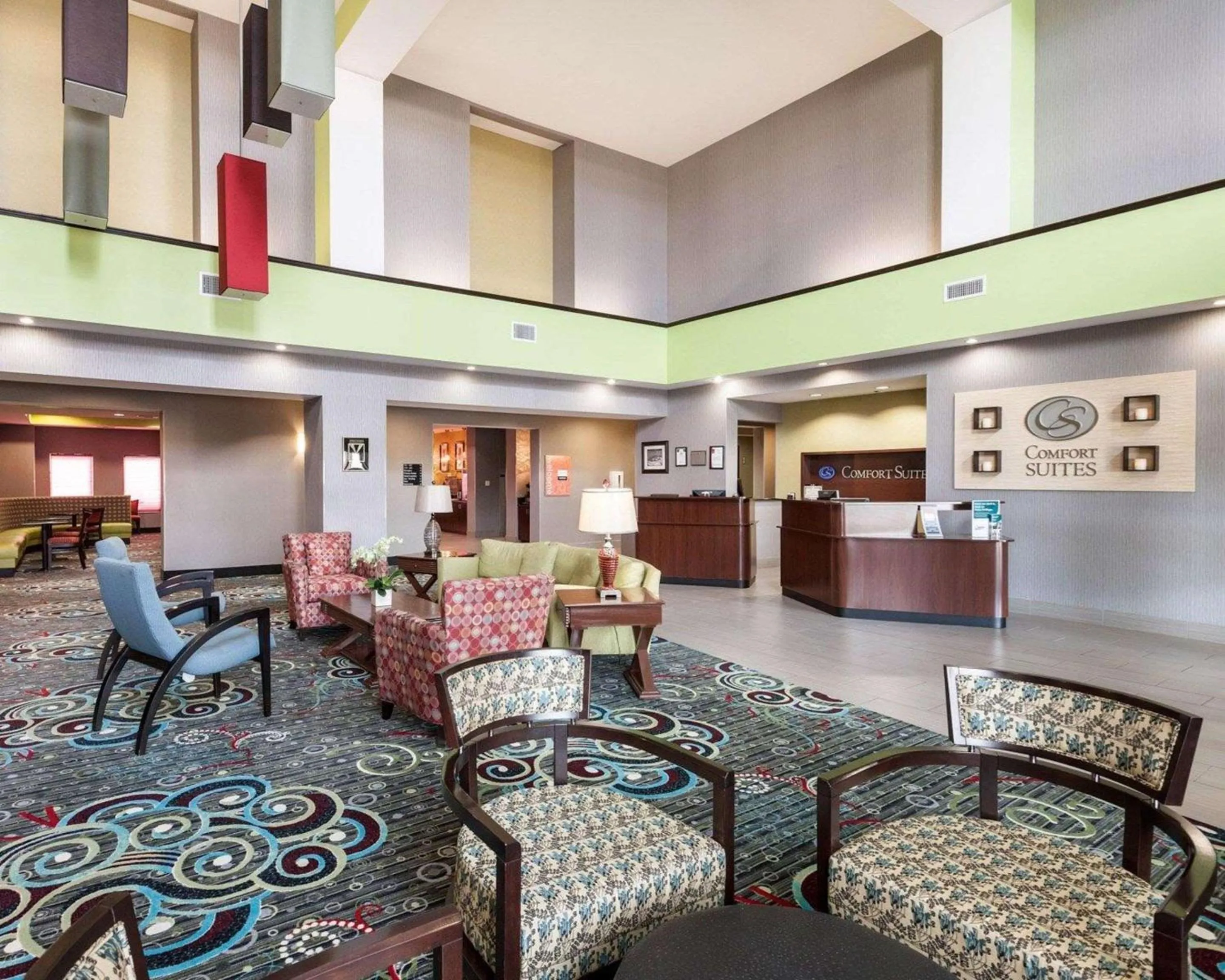 Lobby or reception in Comfort Suites Greenville