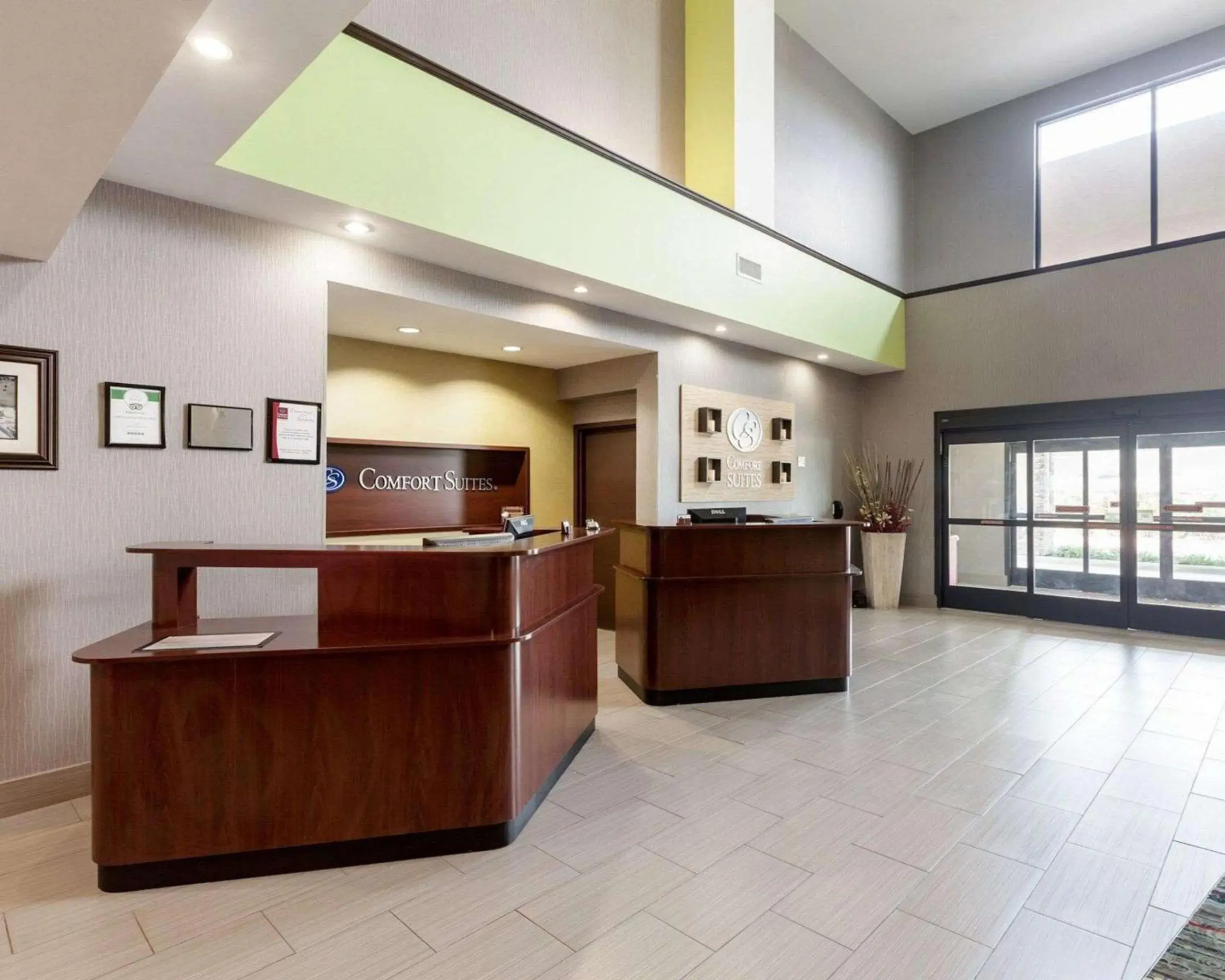 Lobby or reception in Comfort Suites Greenville Lobby or reception in Comfort Suites Greenville