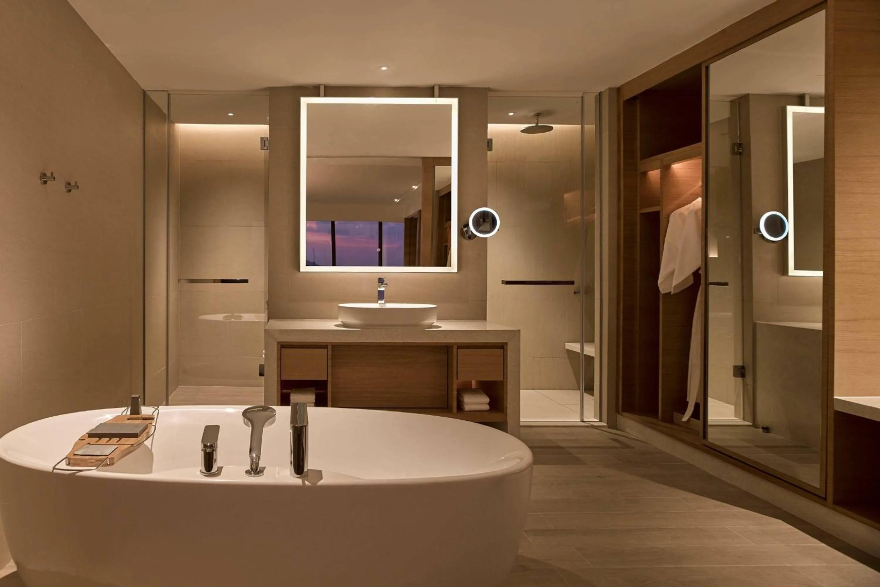 Bathroom in Kota Kinabalu Marriott Hotel