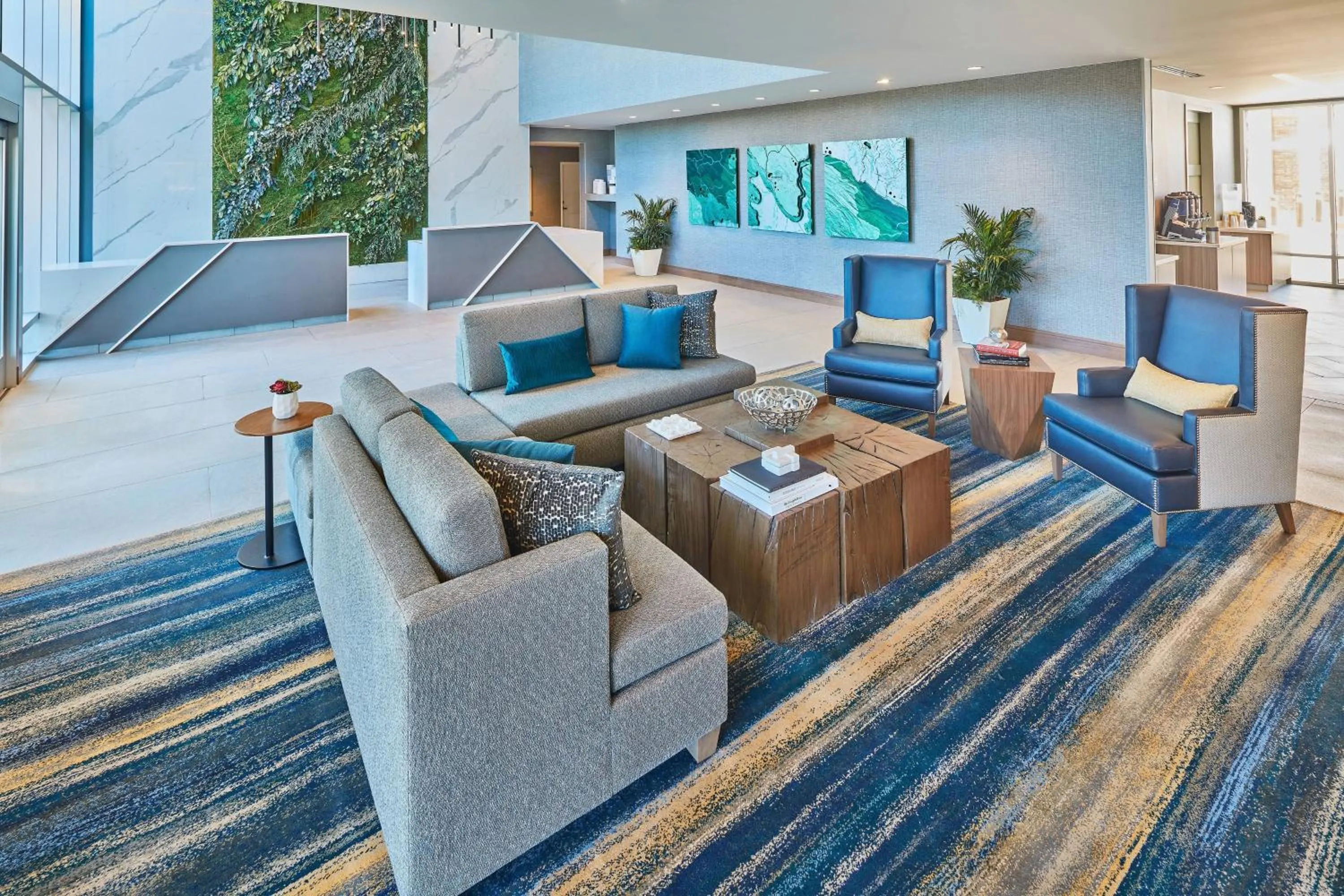 Lobby or reception in Hotel Trio Healdsburg