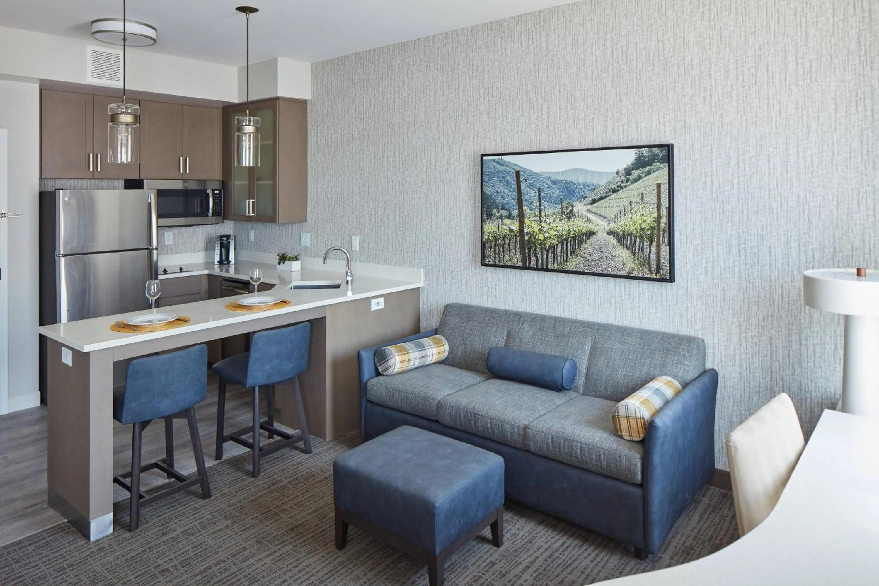 Kitchen or kitchenette in Hotel Trio Healdsburg