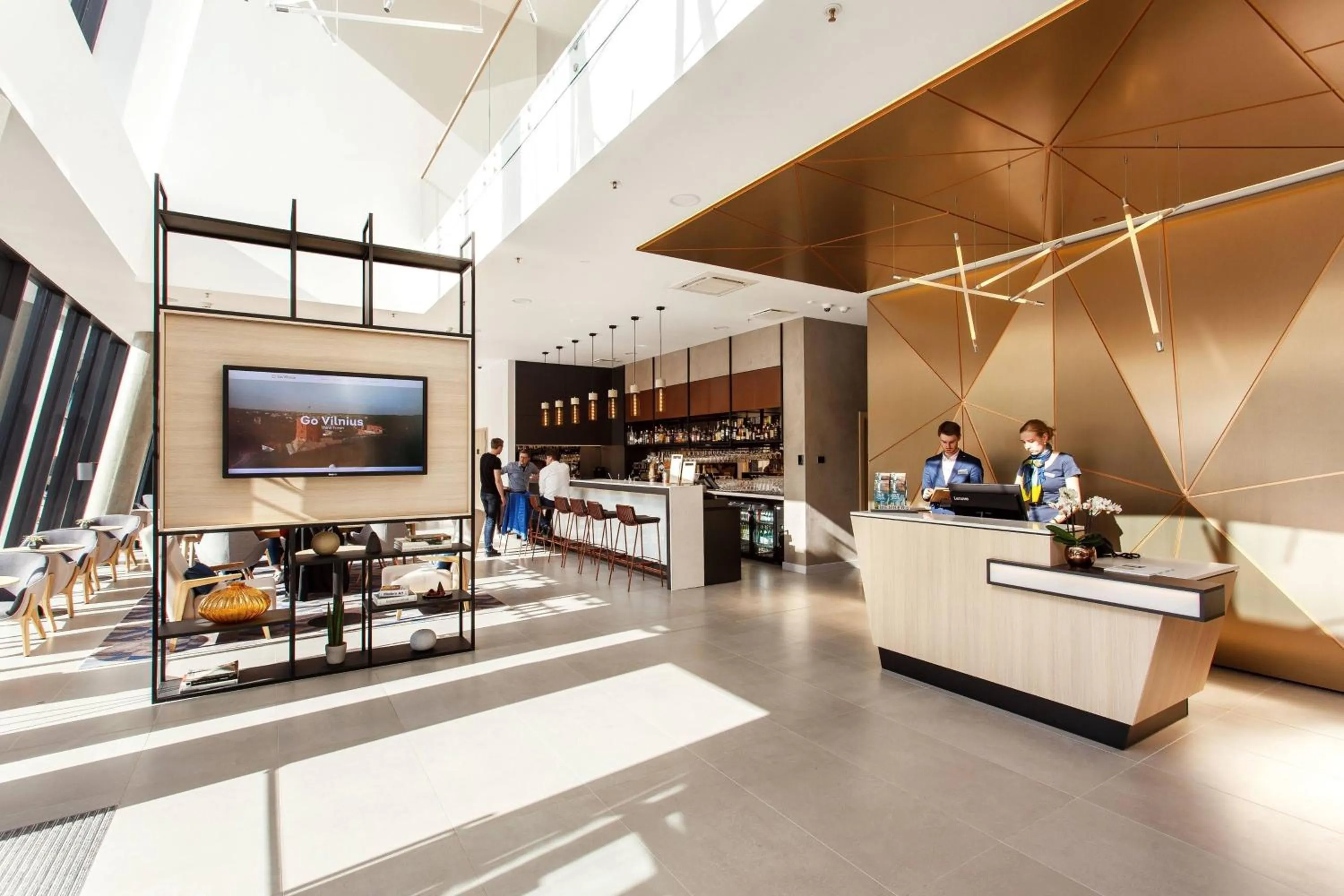 Lobby or reception in Courtyard by Marriott Vilnius City Center