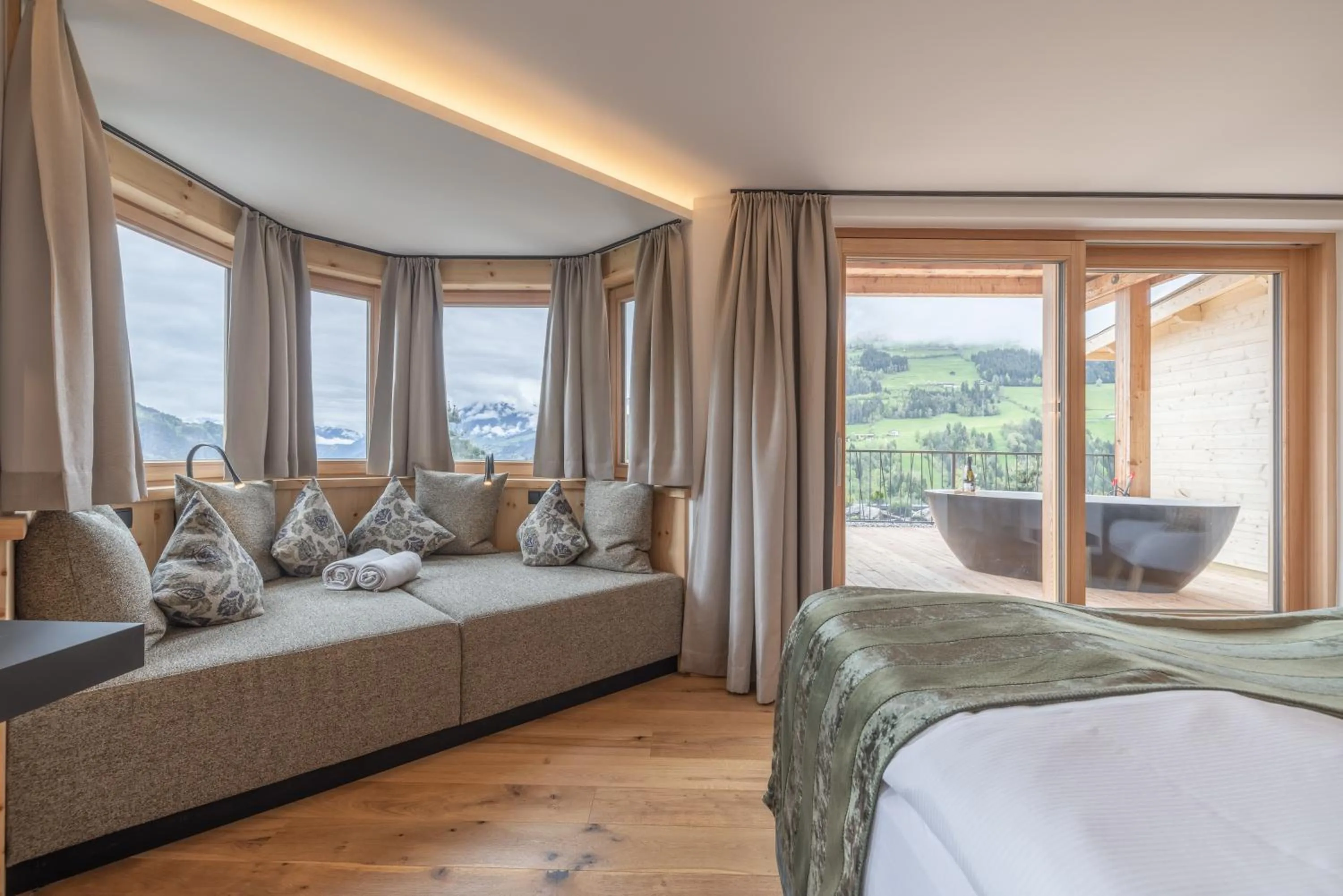 Bed in Ferienhotel Jörglerhof