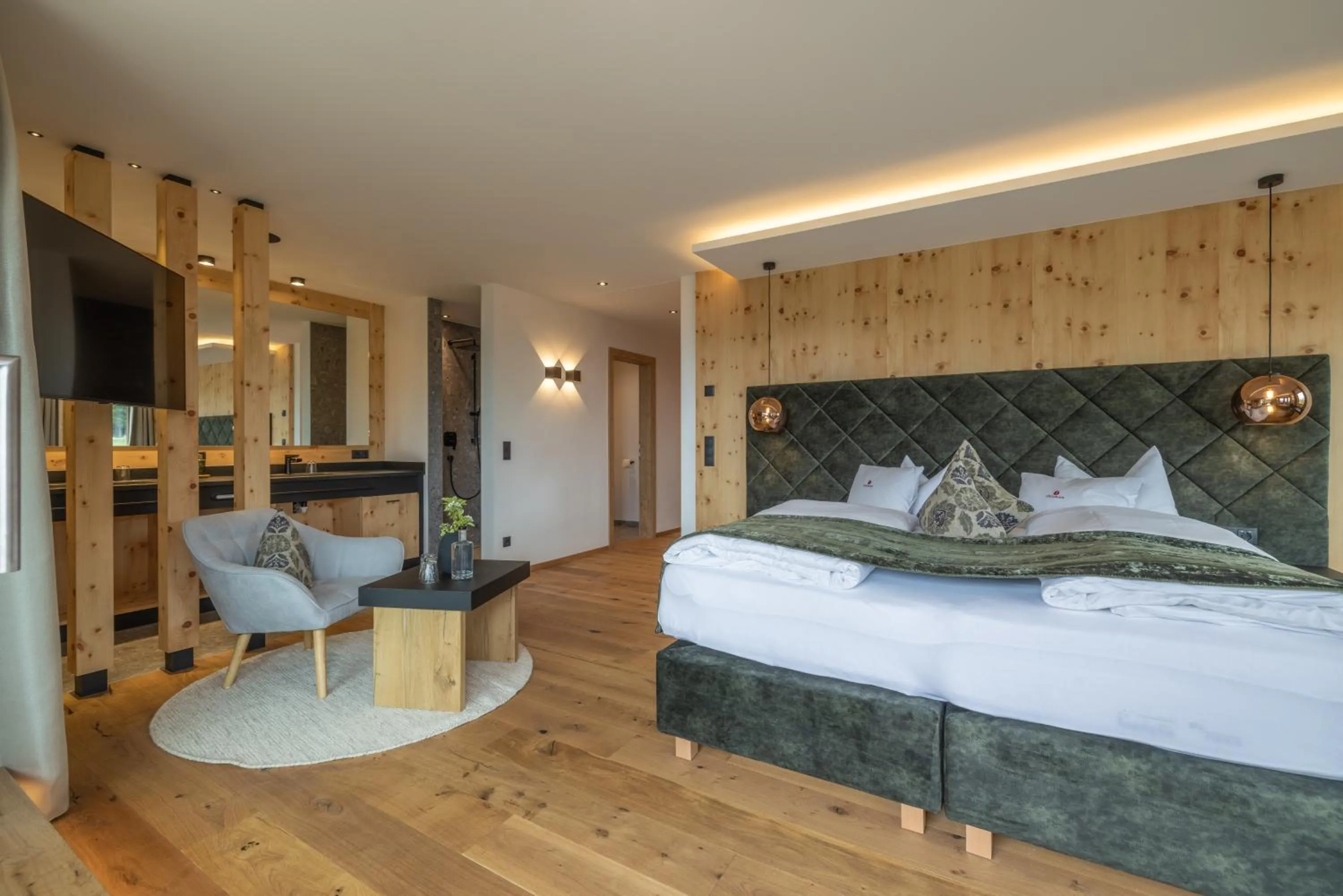 Bed in Ferienhotel Jörglerhof