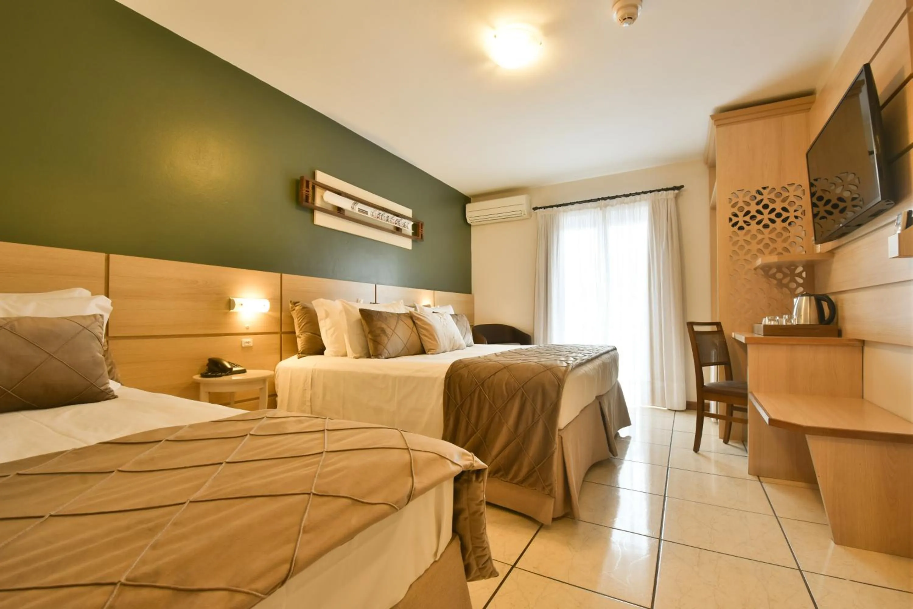 Bed in Pousada Belluno