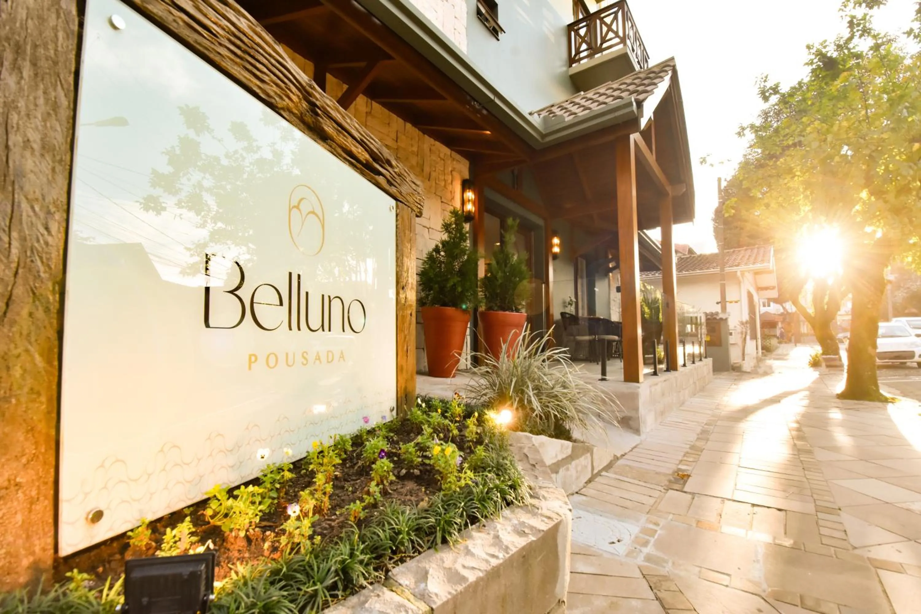 Facade/entrance in Pousada Belluno