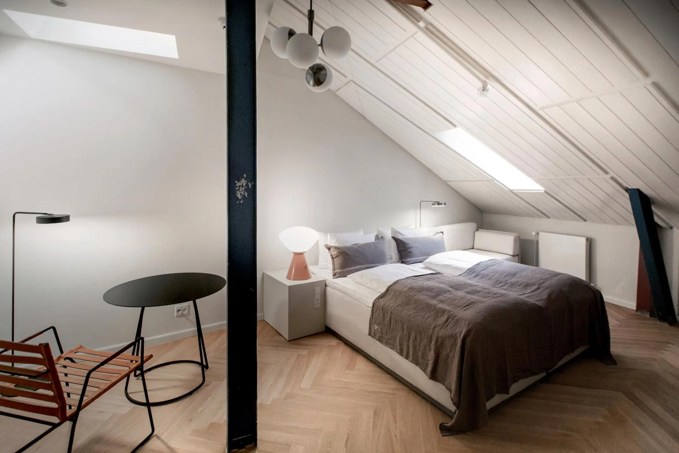 Bed in Hotel Ottilia