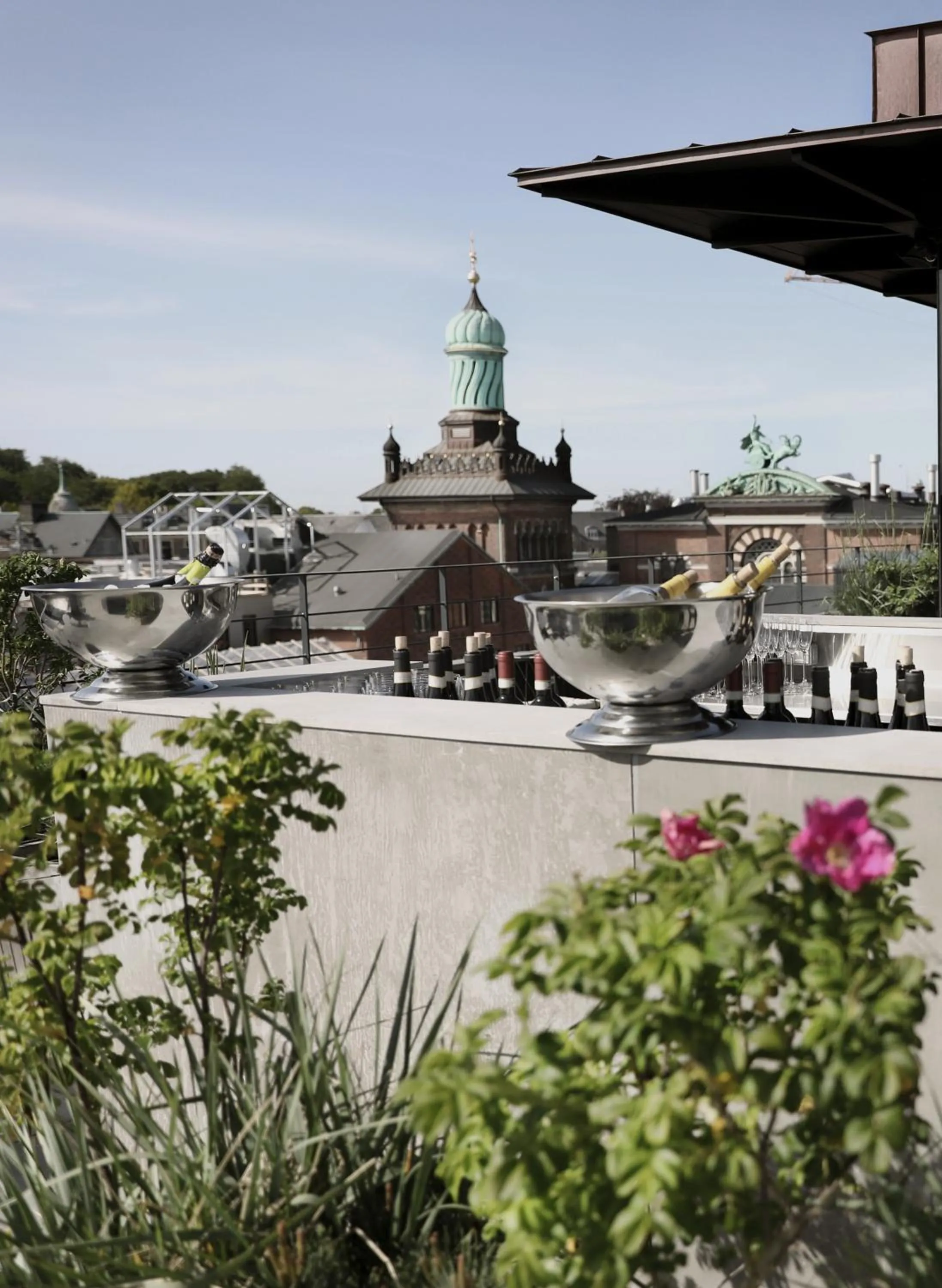 Patio in Hotel Ottilia