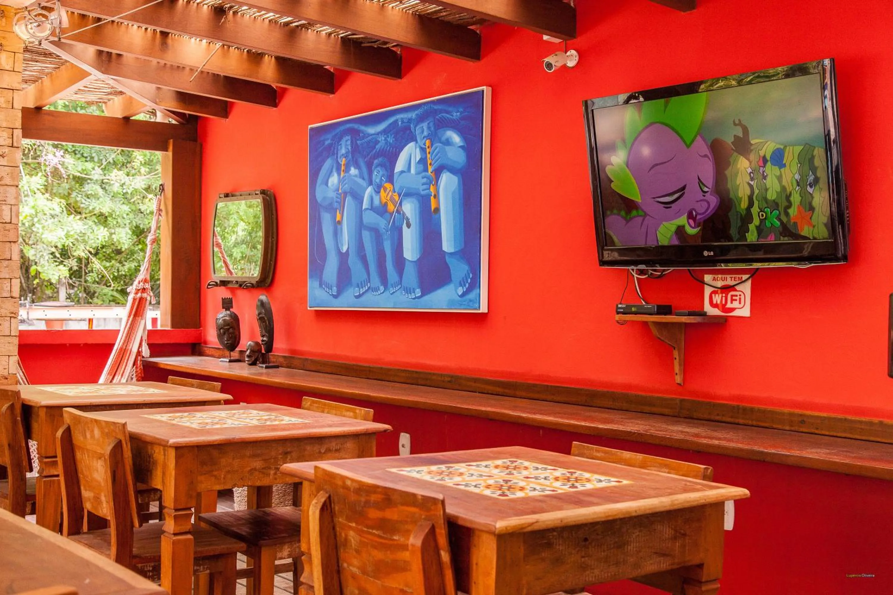 Decorative detail in Pousada Bahia Brasil