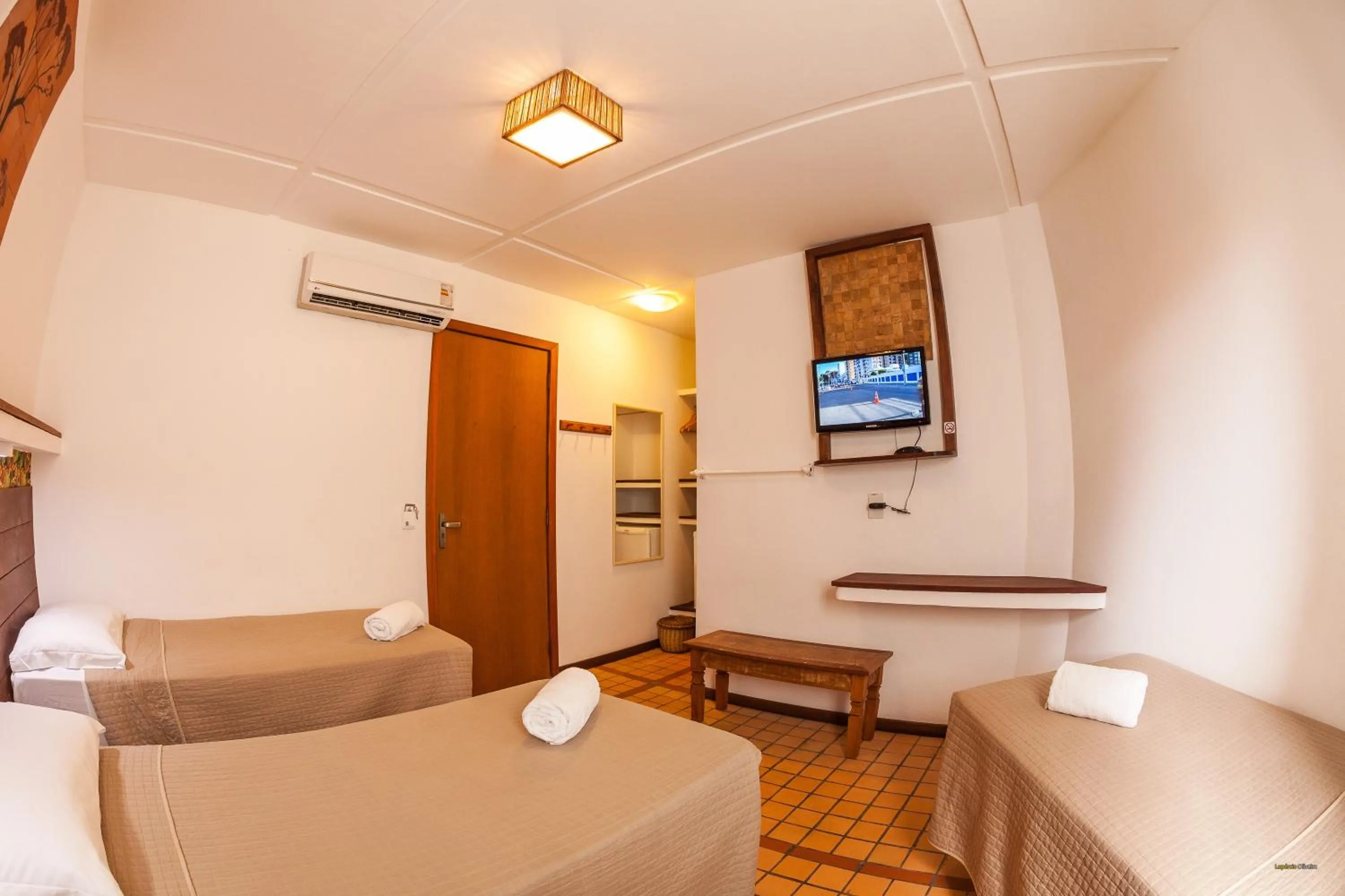 Bed in Pousada Bahia Brasil