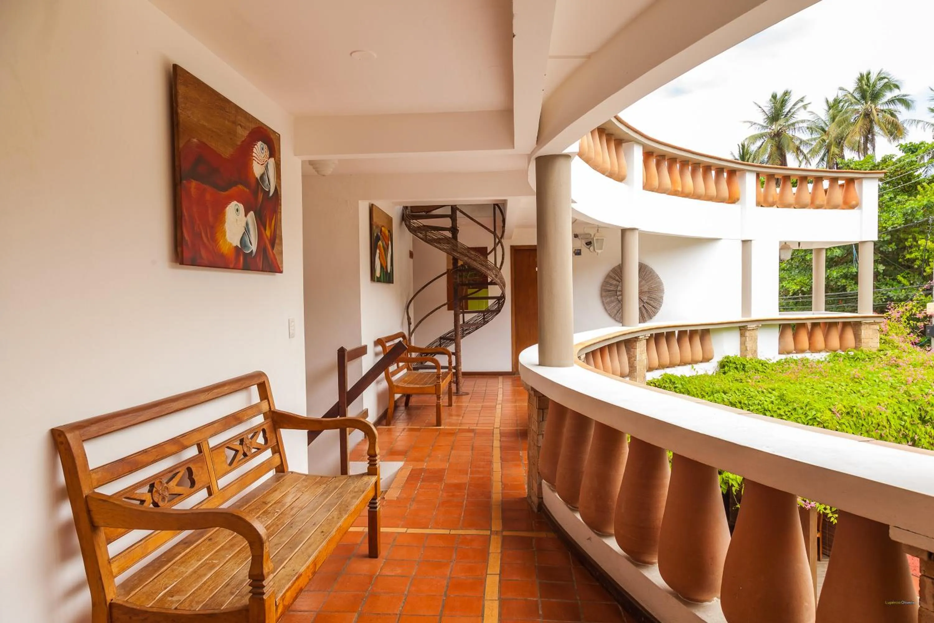 Balcony/Terrace in Pousada Bahia Brasil