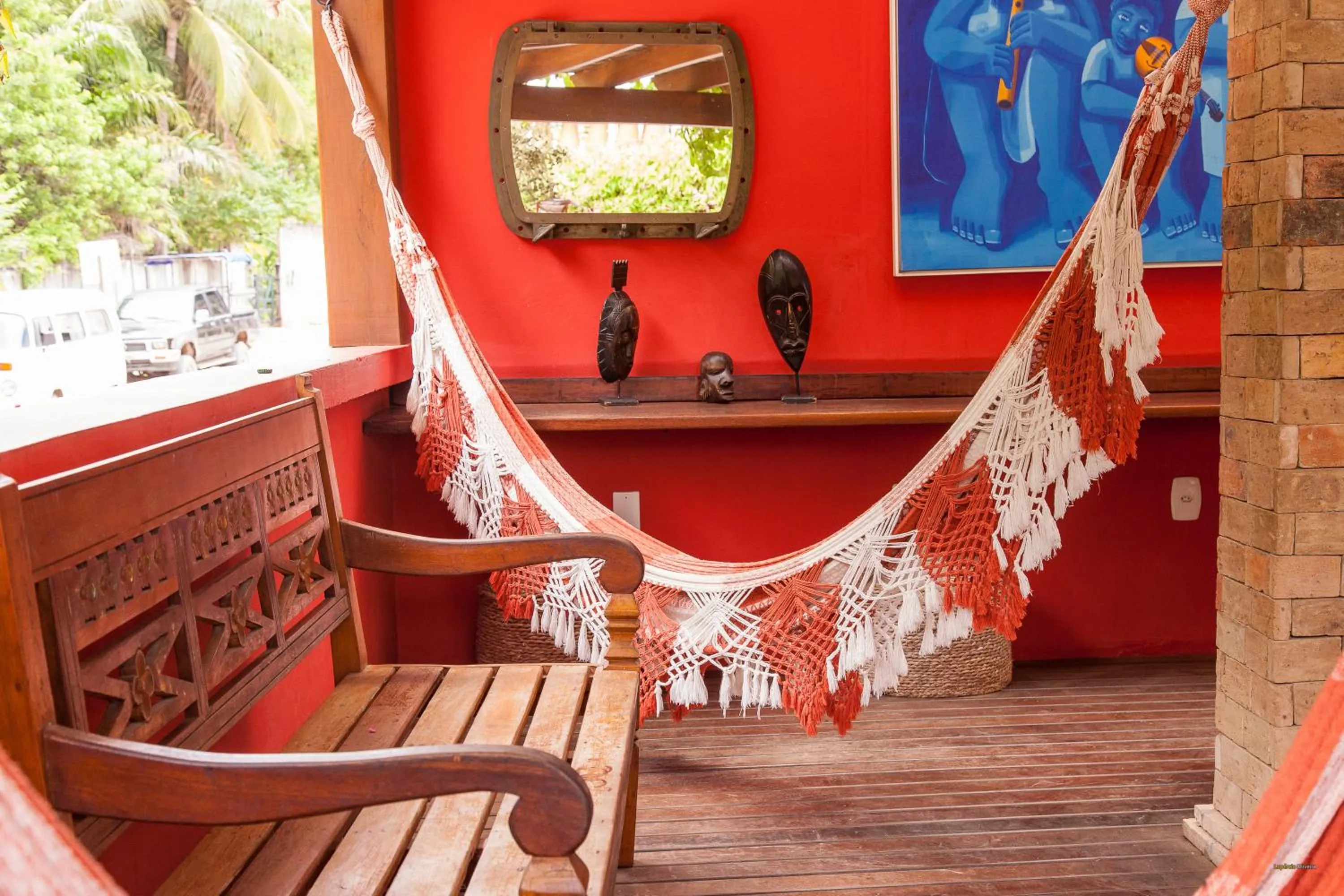 Decorative detail in Pousada Bahia Brasil