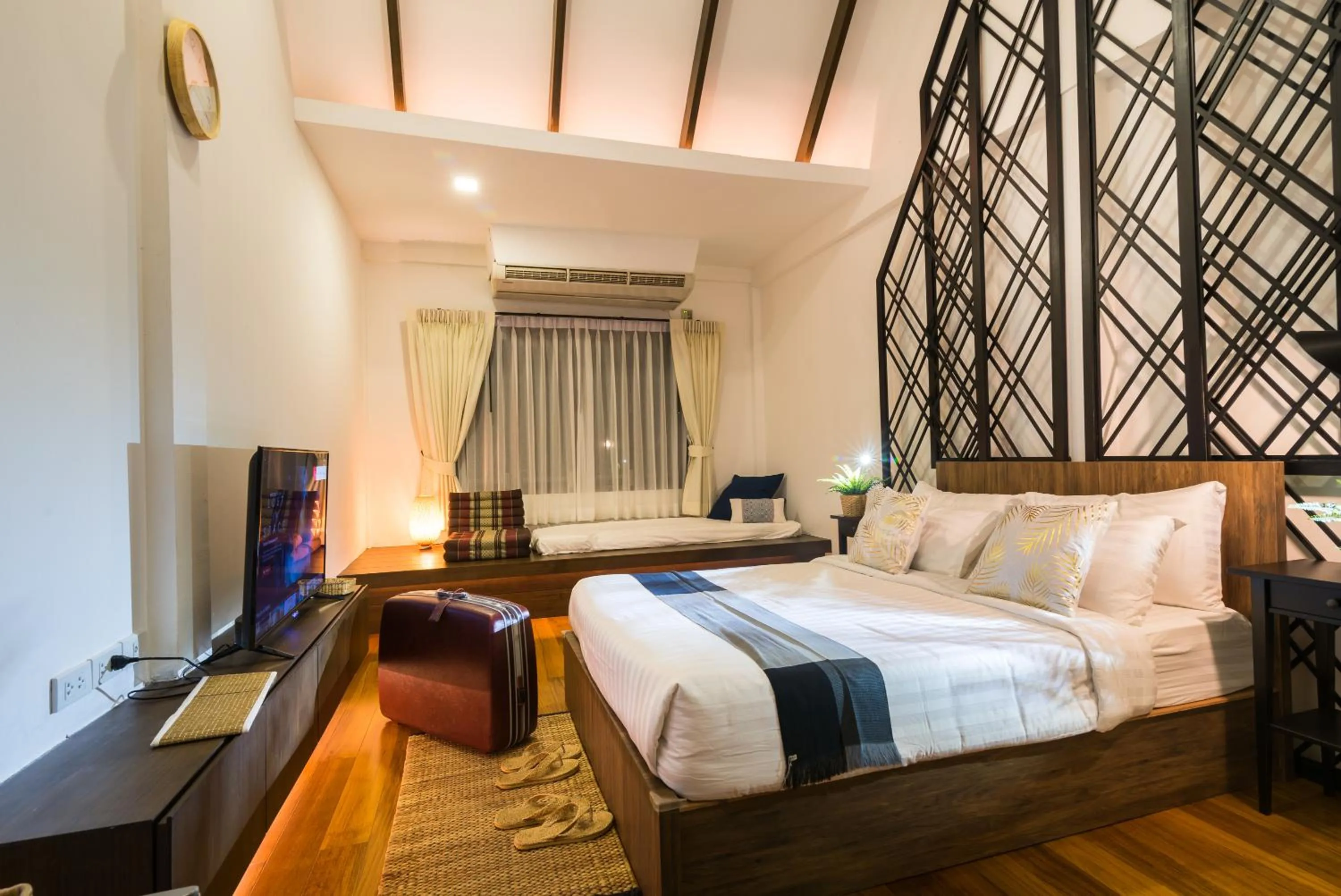 Bed in Siam Nitra Boutique Hotel