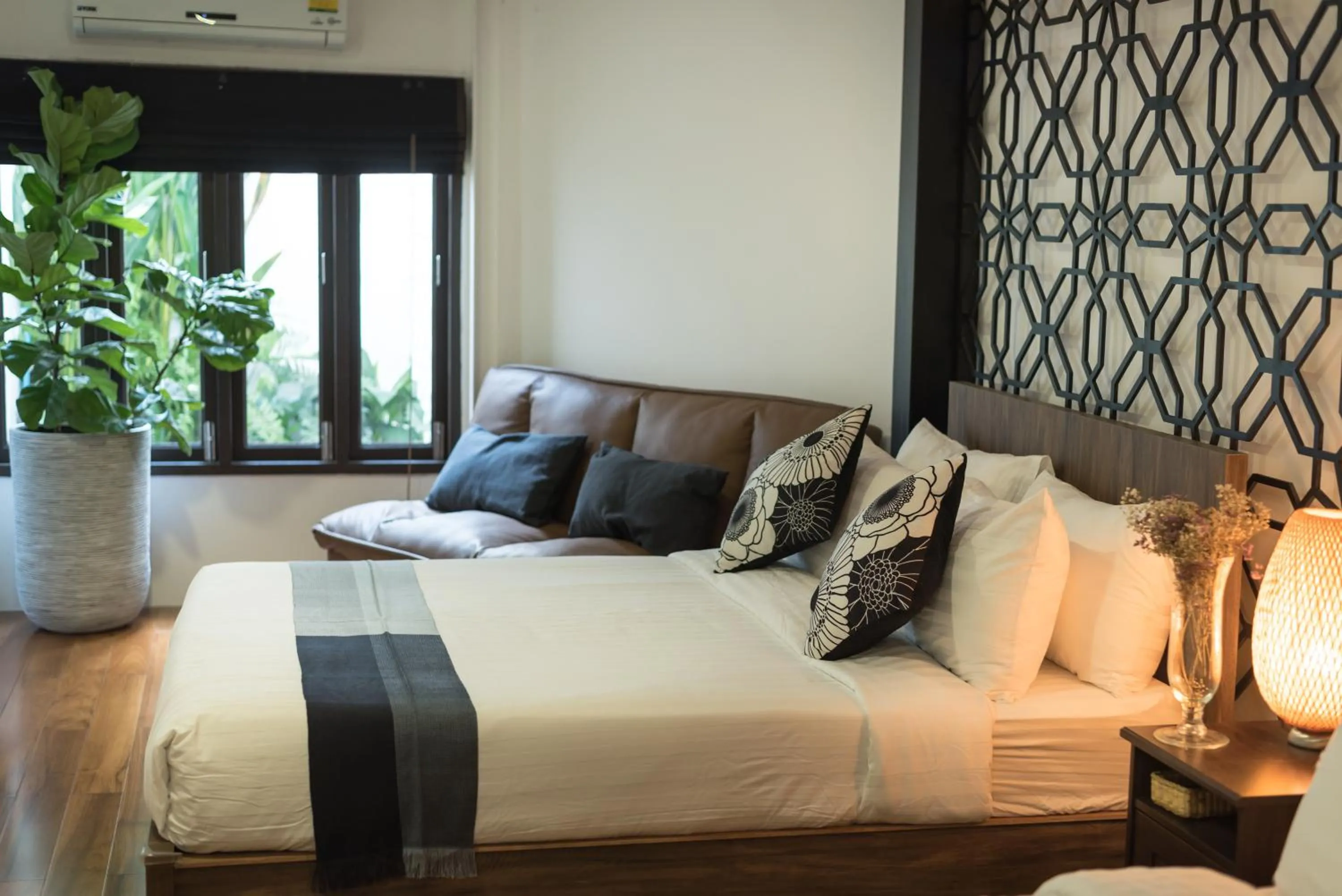 Bed in Siam Nitra Boutique Hotel