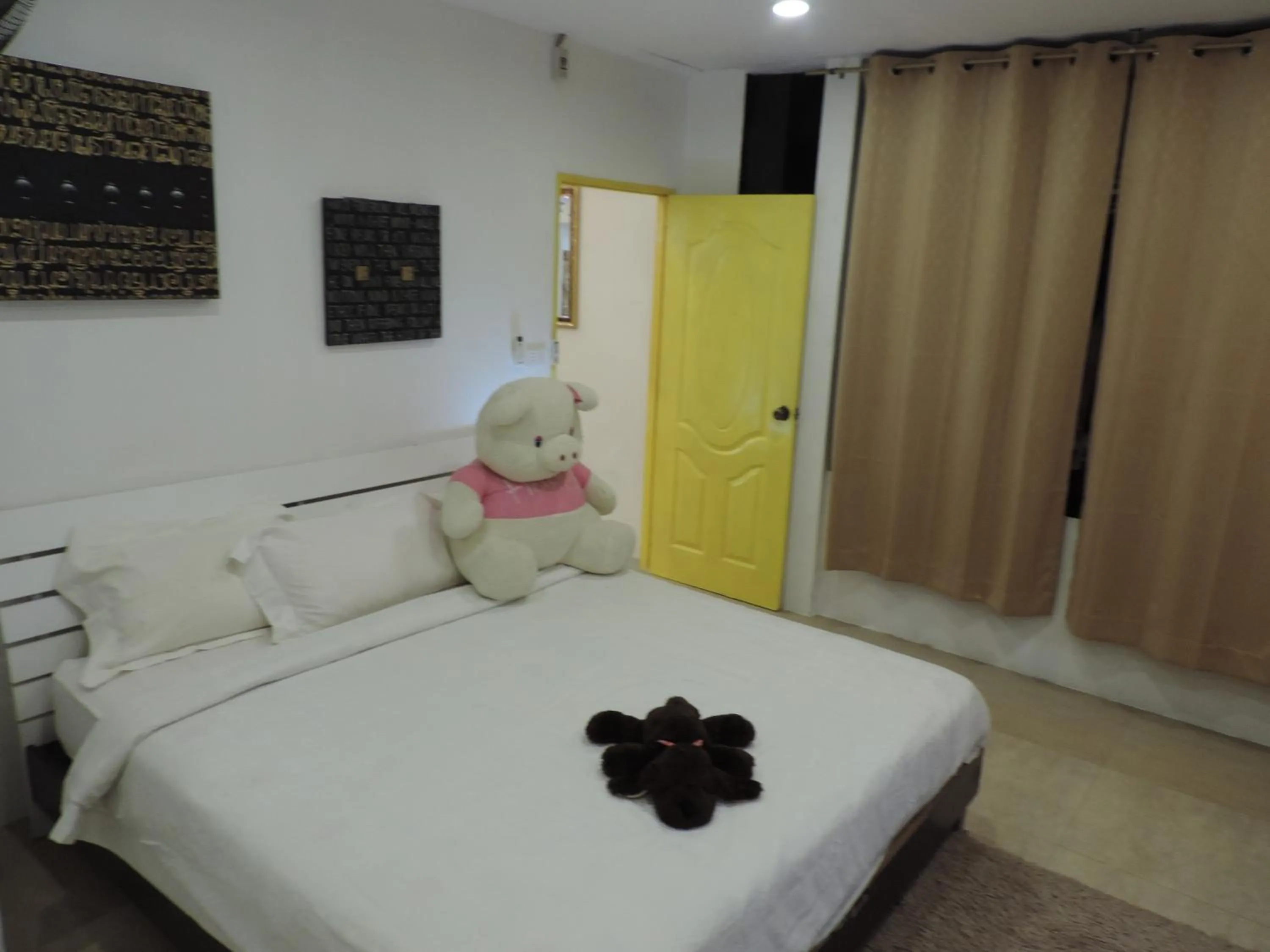 Bed in Blue Paradise Residence