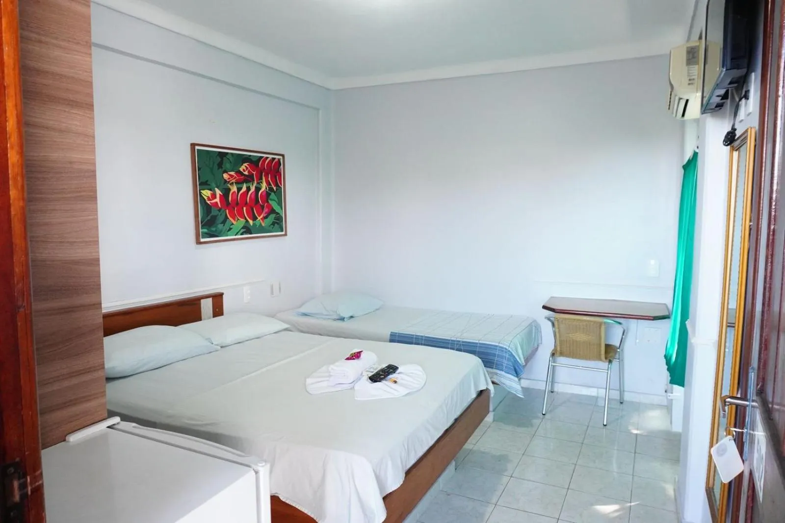 Bed in Hotel Dez De Julho