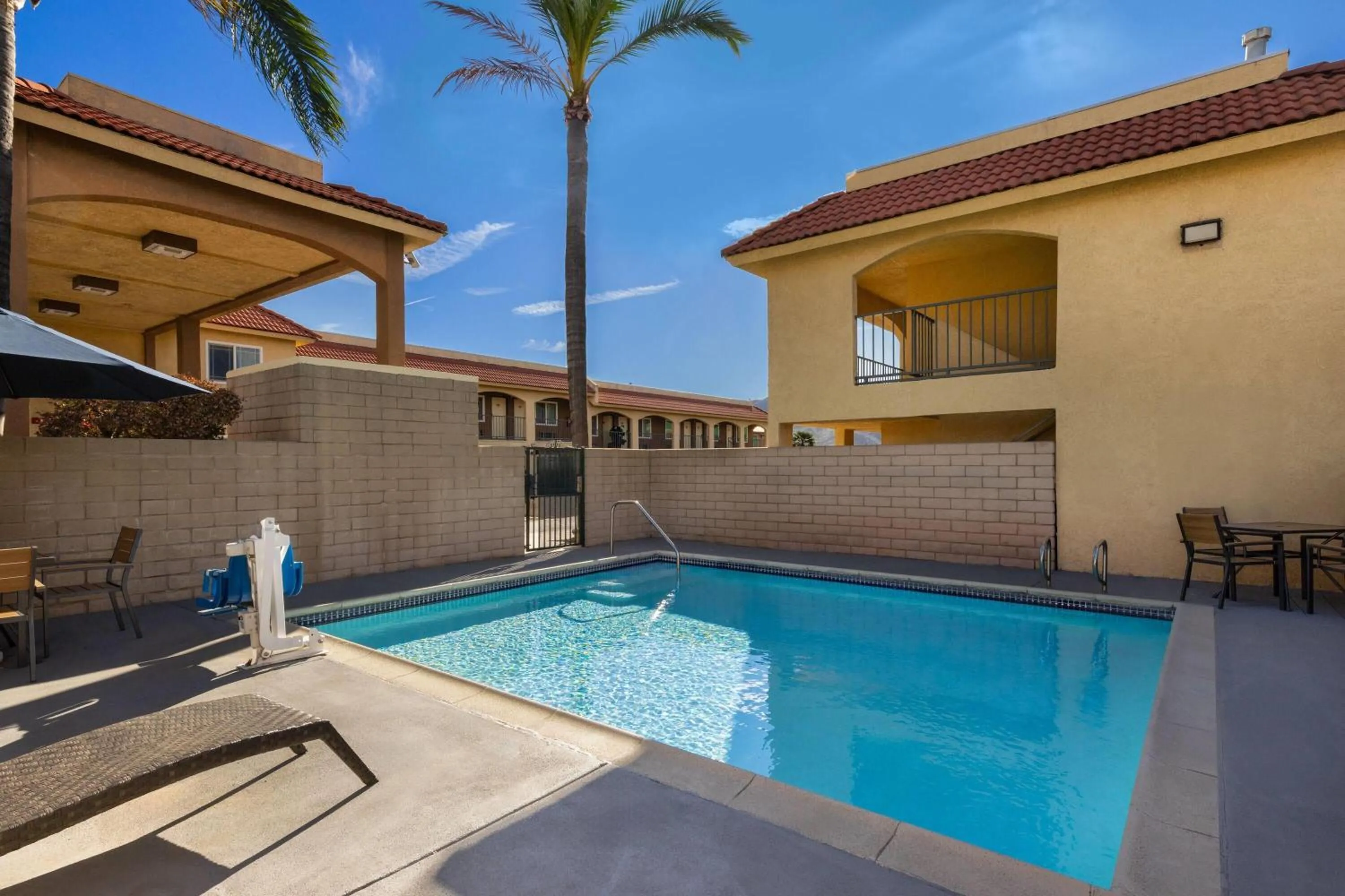 Swimming pool in Travelodge by Wyndham Banning Casino and Outlet Mall