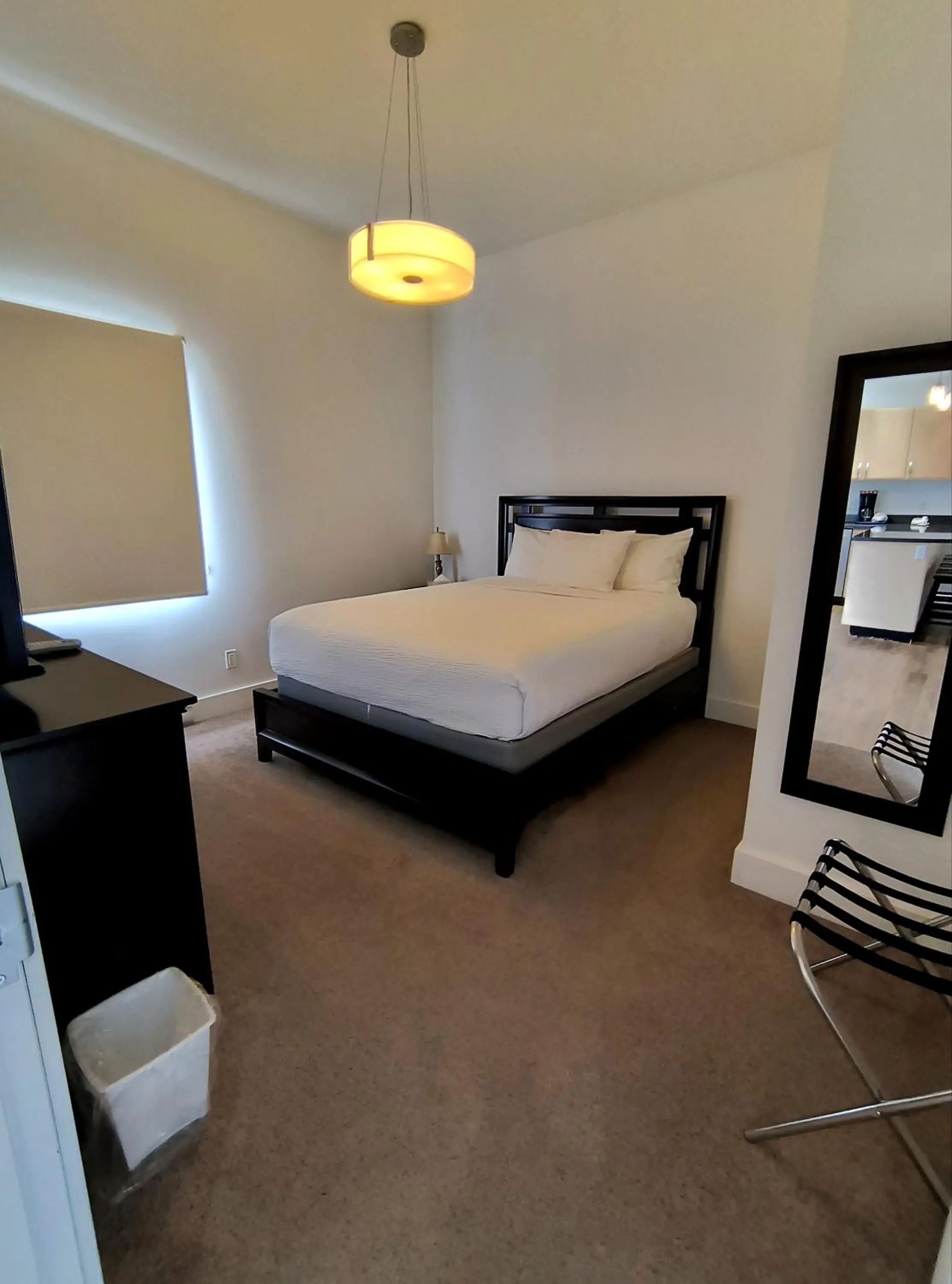 Bed in Fireweed Motel