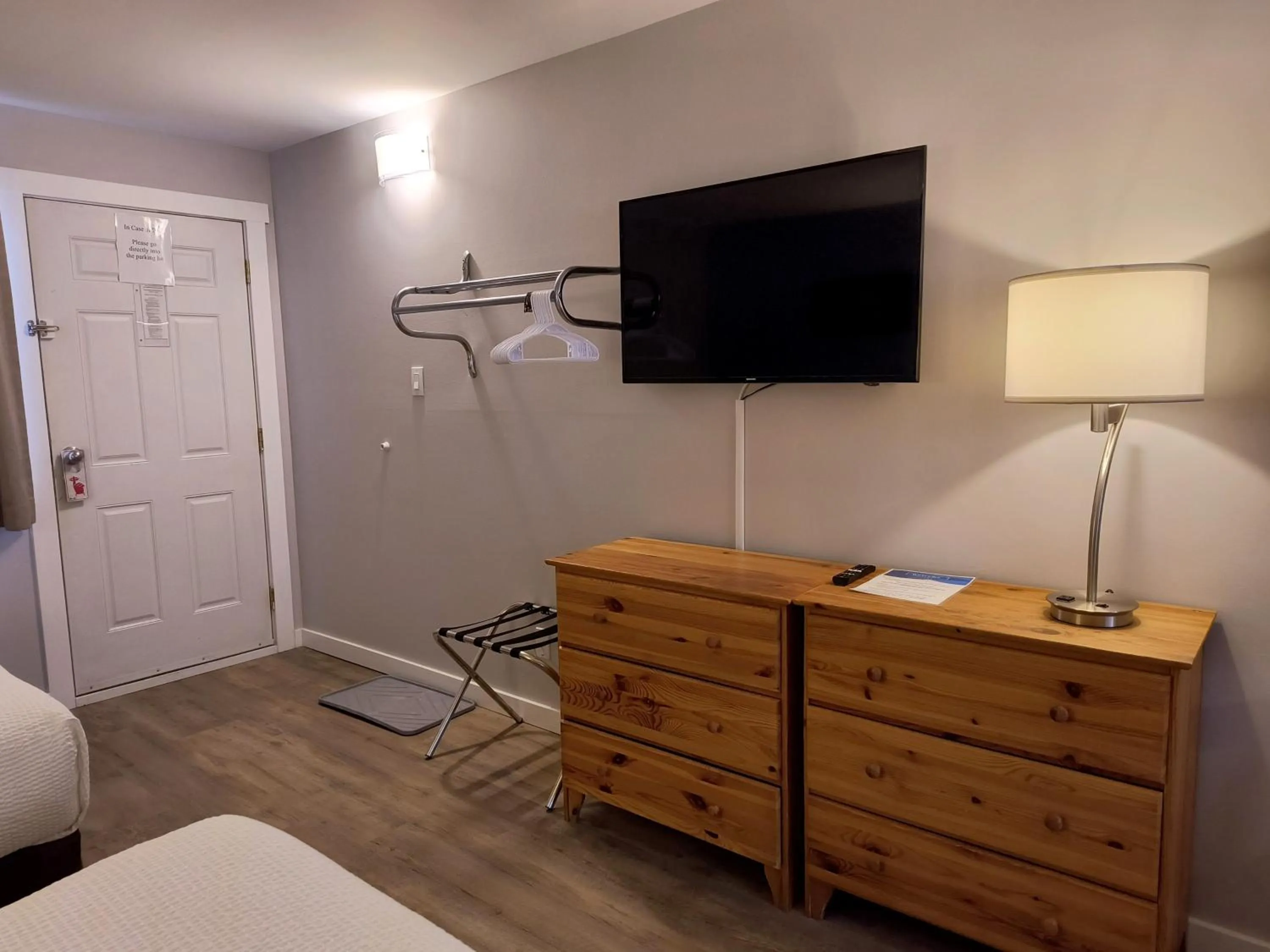 Bed in Fireweed Motel