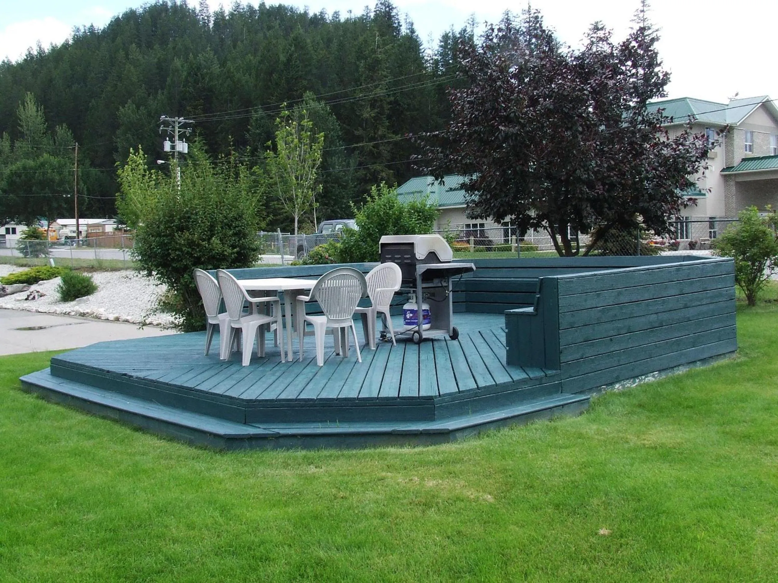 BBQ facilities in Ponderosa Motor Inn