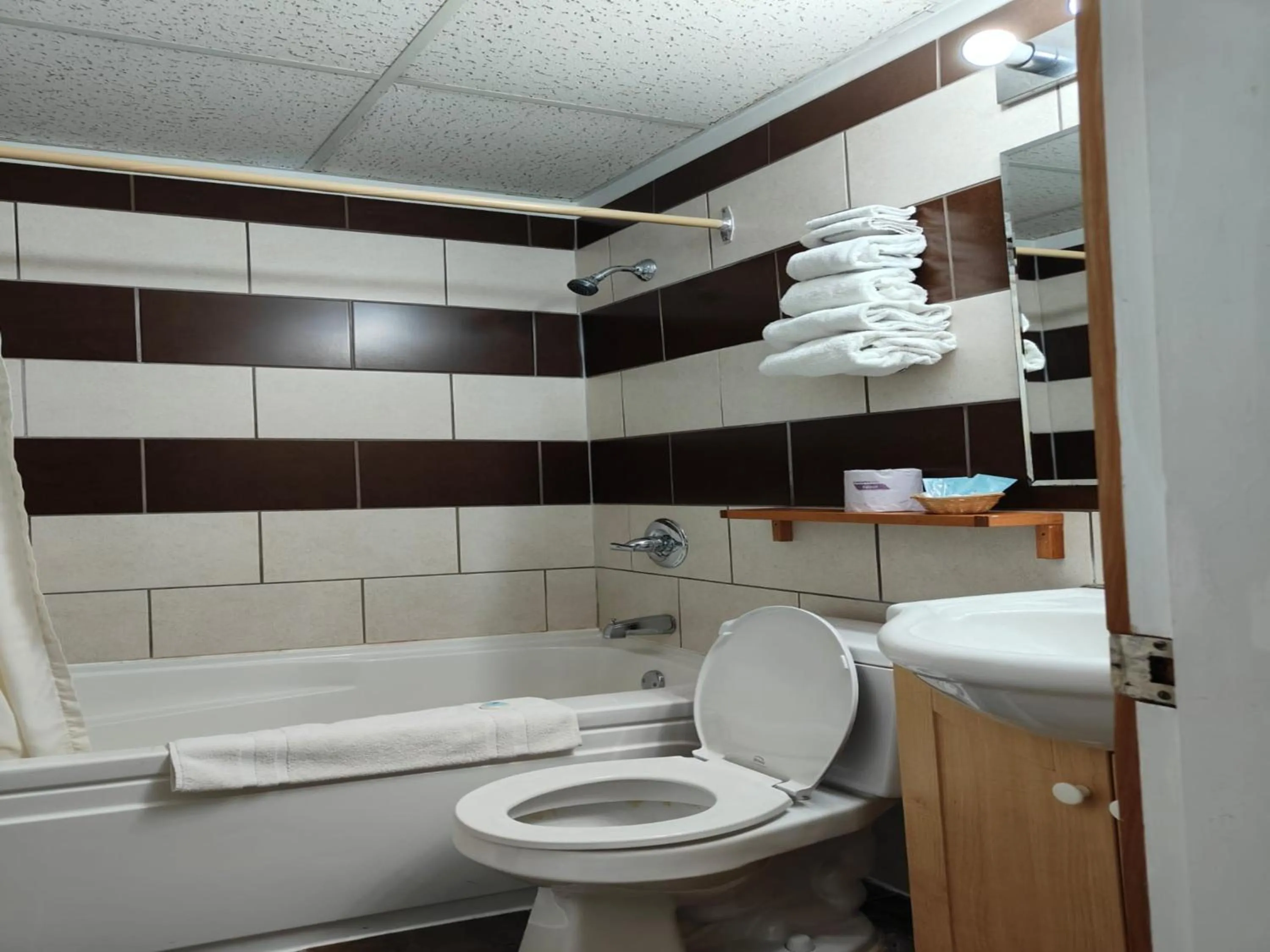 Shower in Ponderosa Motor Inn