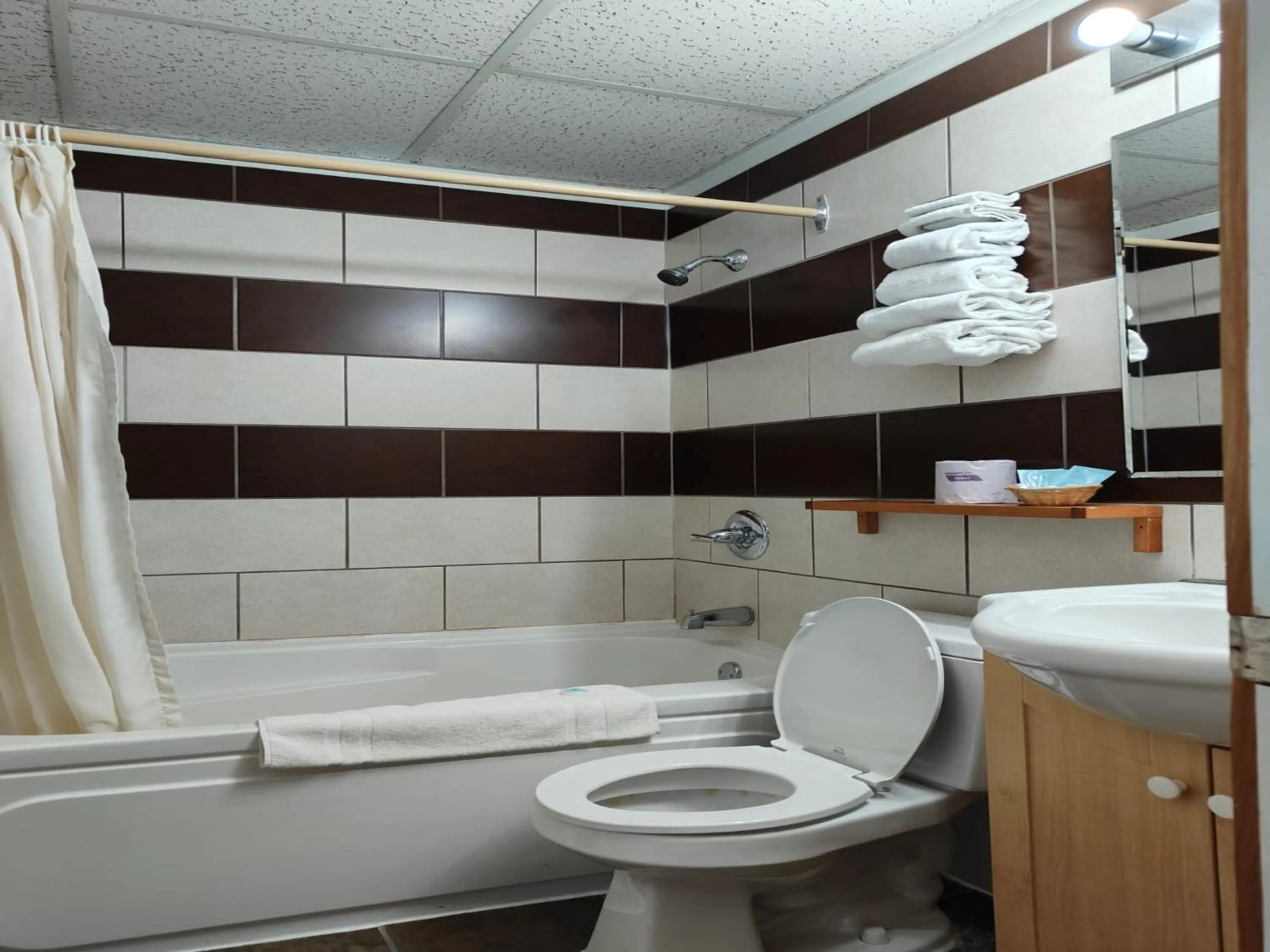 Shower in Ponderosa Motor Inn