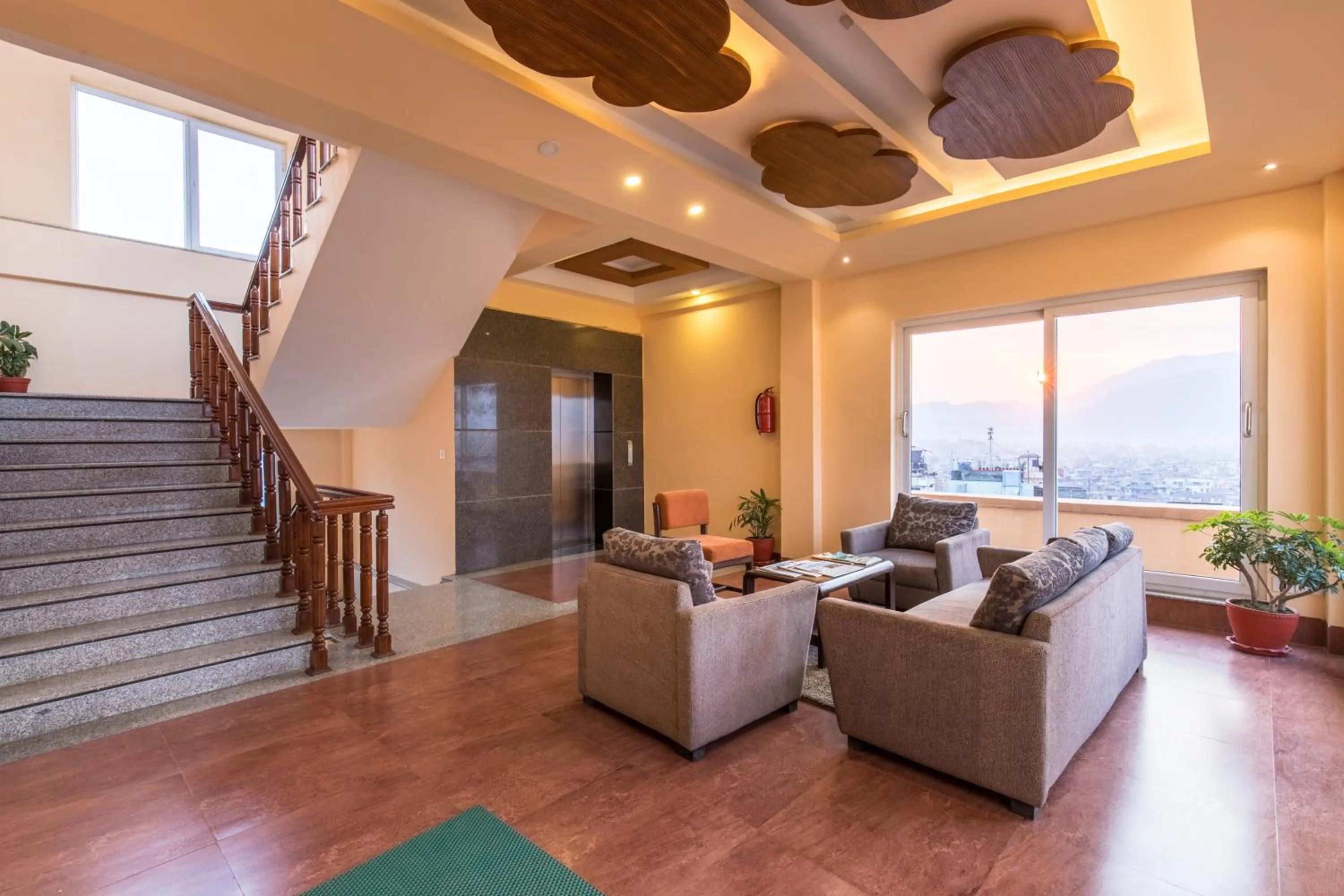 Seating area in Hotel Moonlight