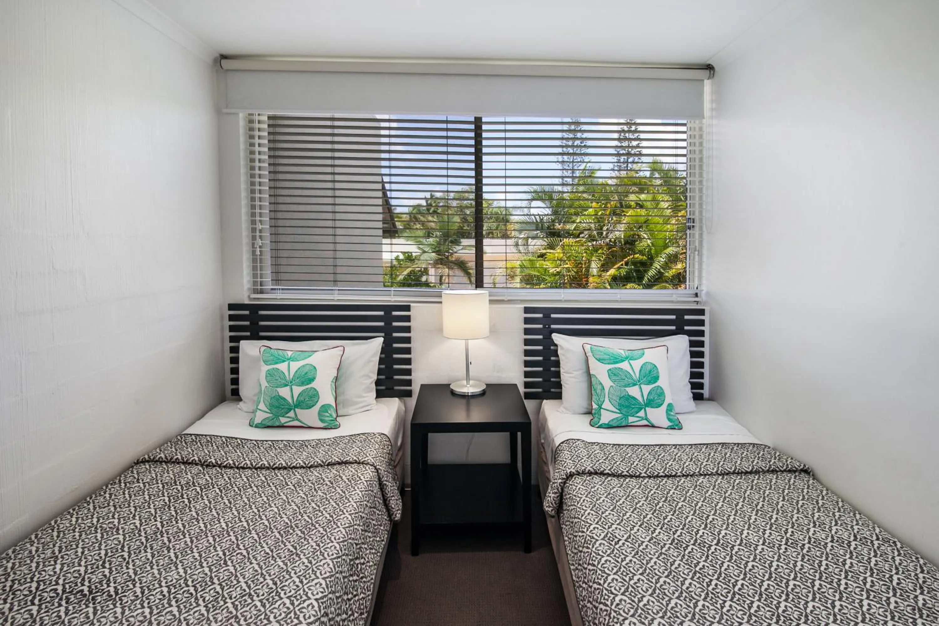 Decorative detail, Bed in Noosa Harbour Resort