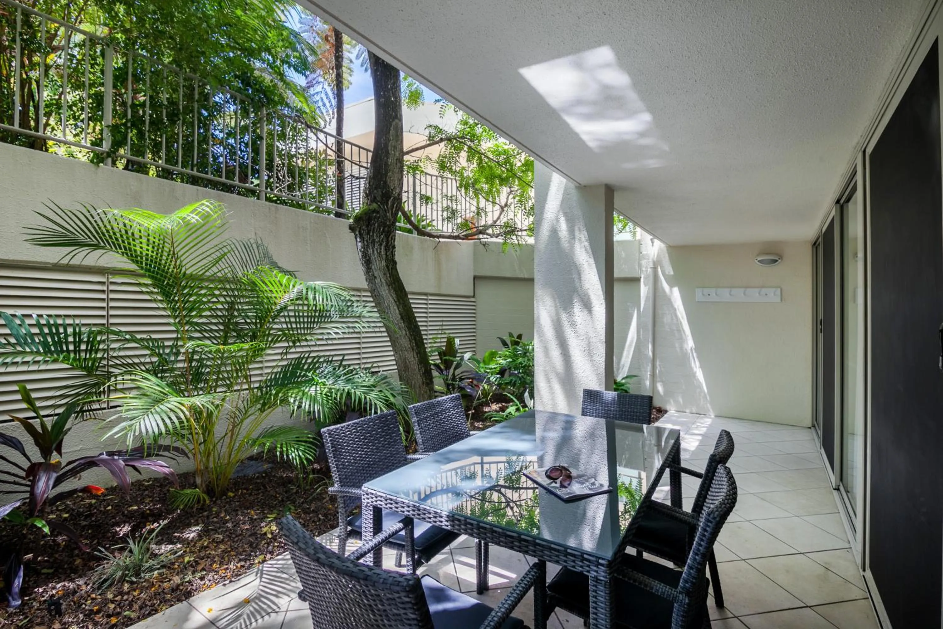 Patio in Noosa Harbour Resort