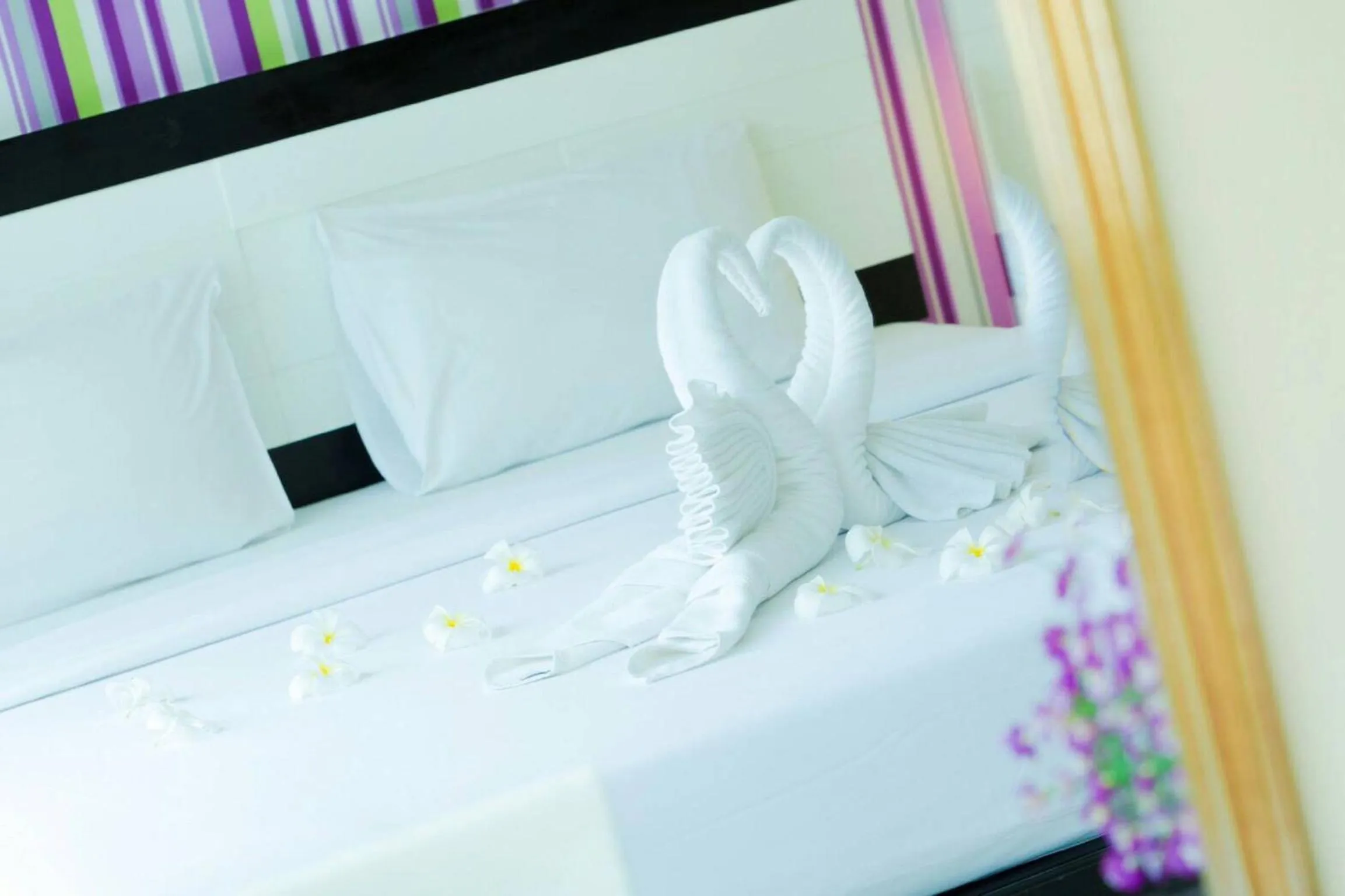 Decorative detail, Bed in Neo Hotel