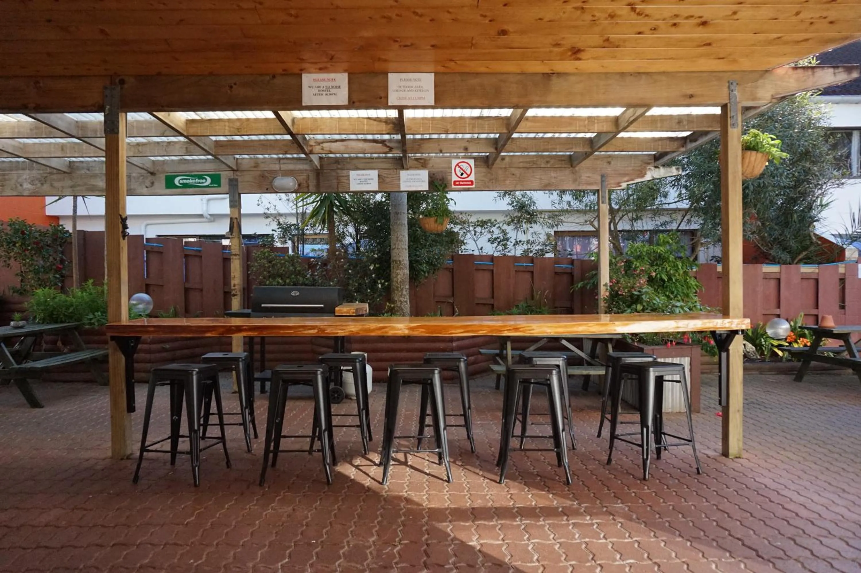 Patio in Peppertree Lodge