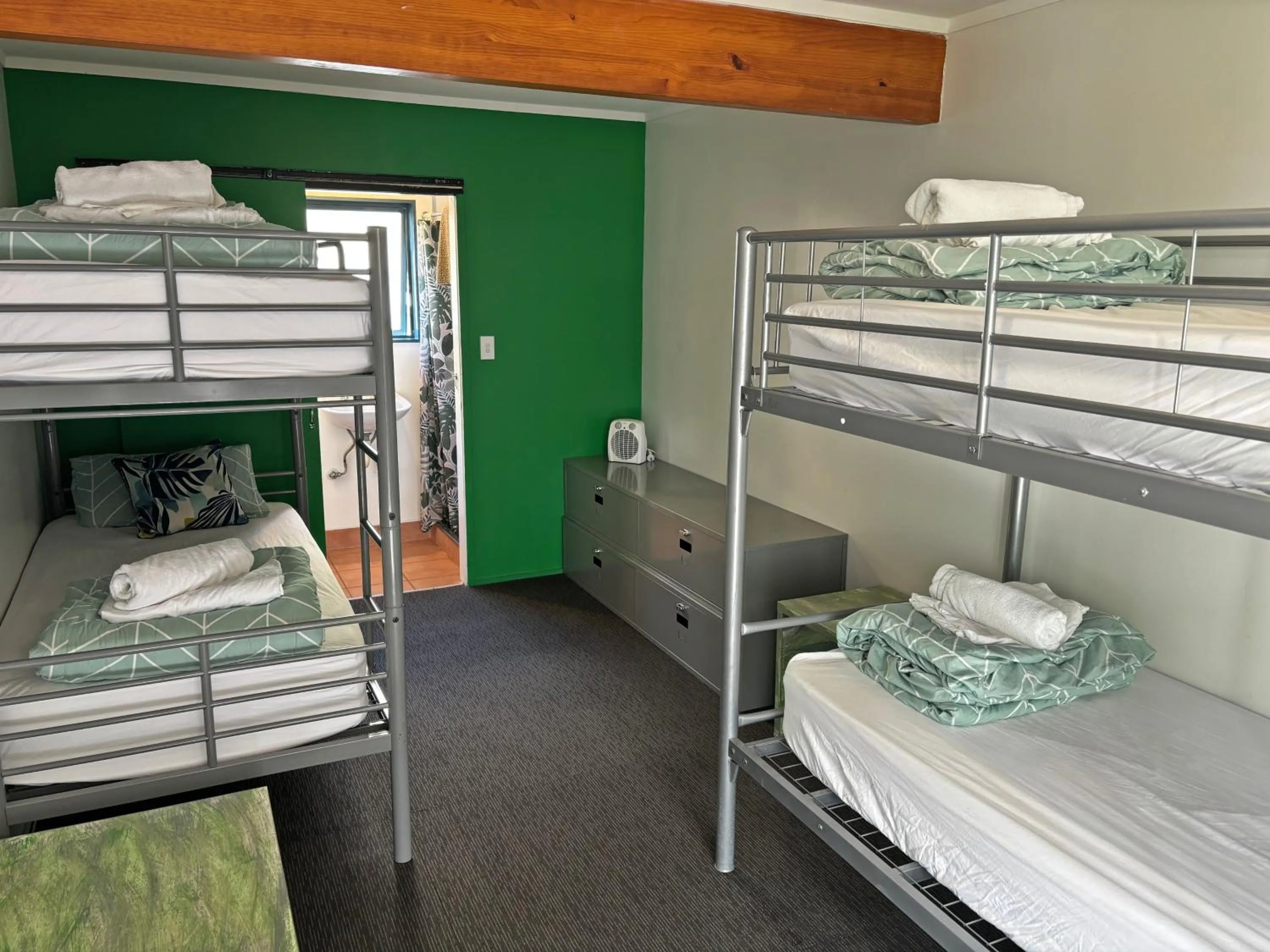 Bed in Peppertree Lodge