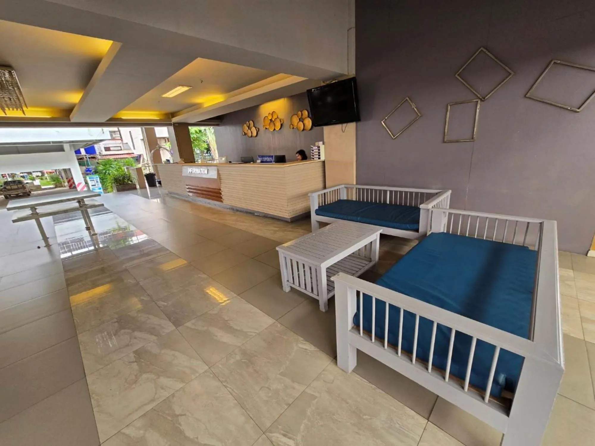 Lobby or reception, Bed in Jomtien Plaza Residence