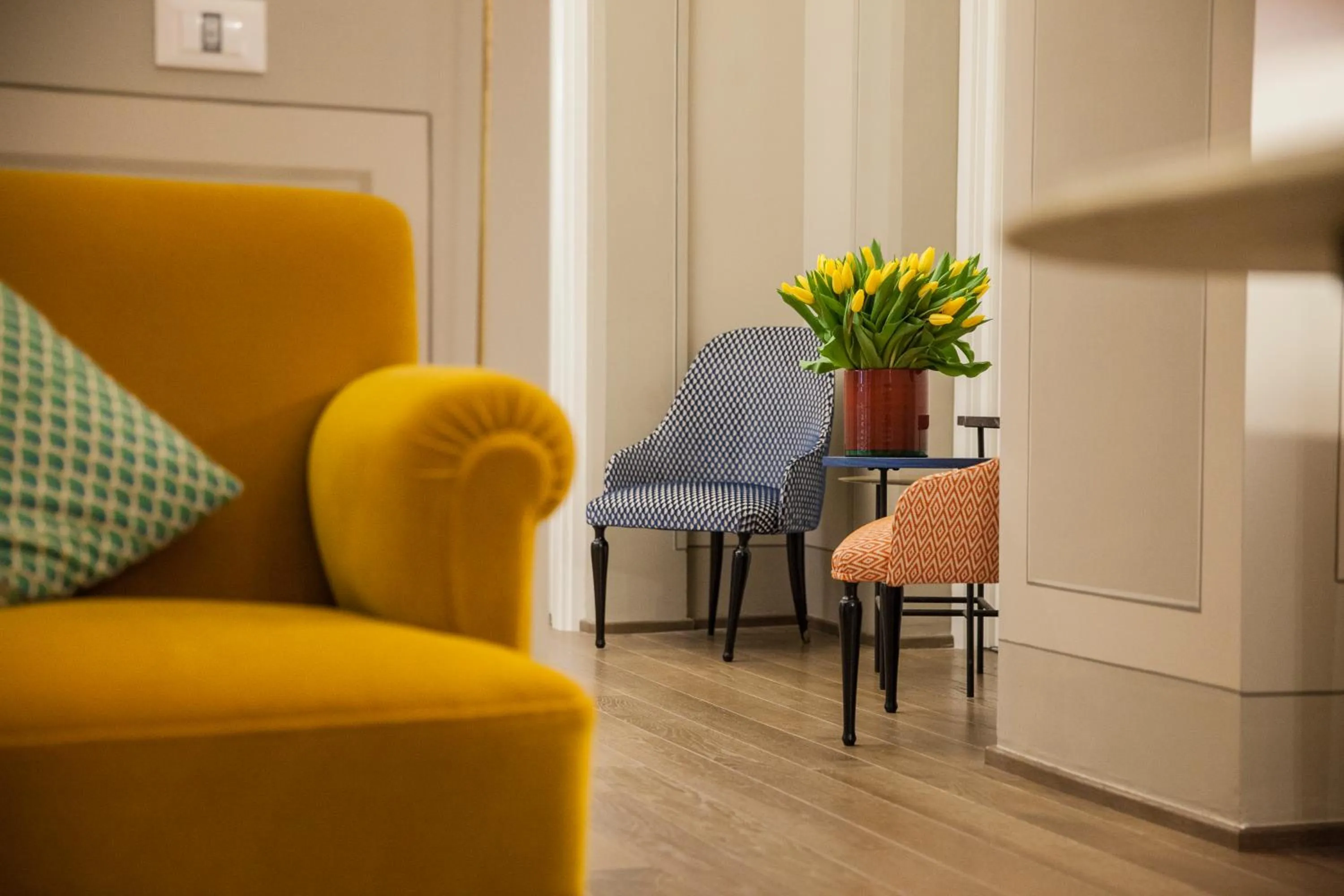 Communal lounge/ TV room in Casa Fabbrini Fancy Suites