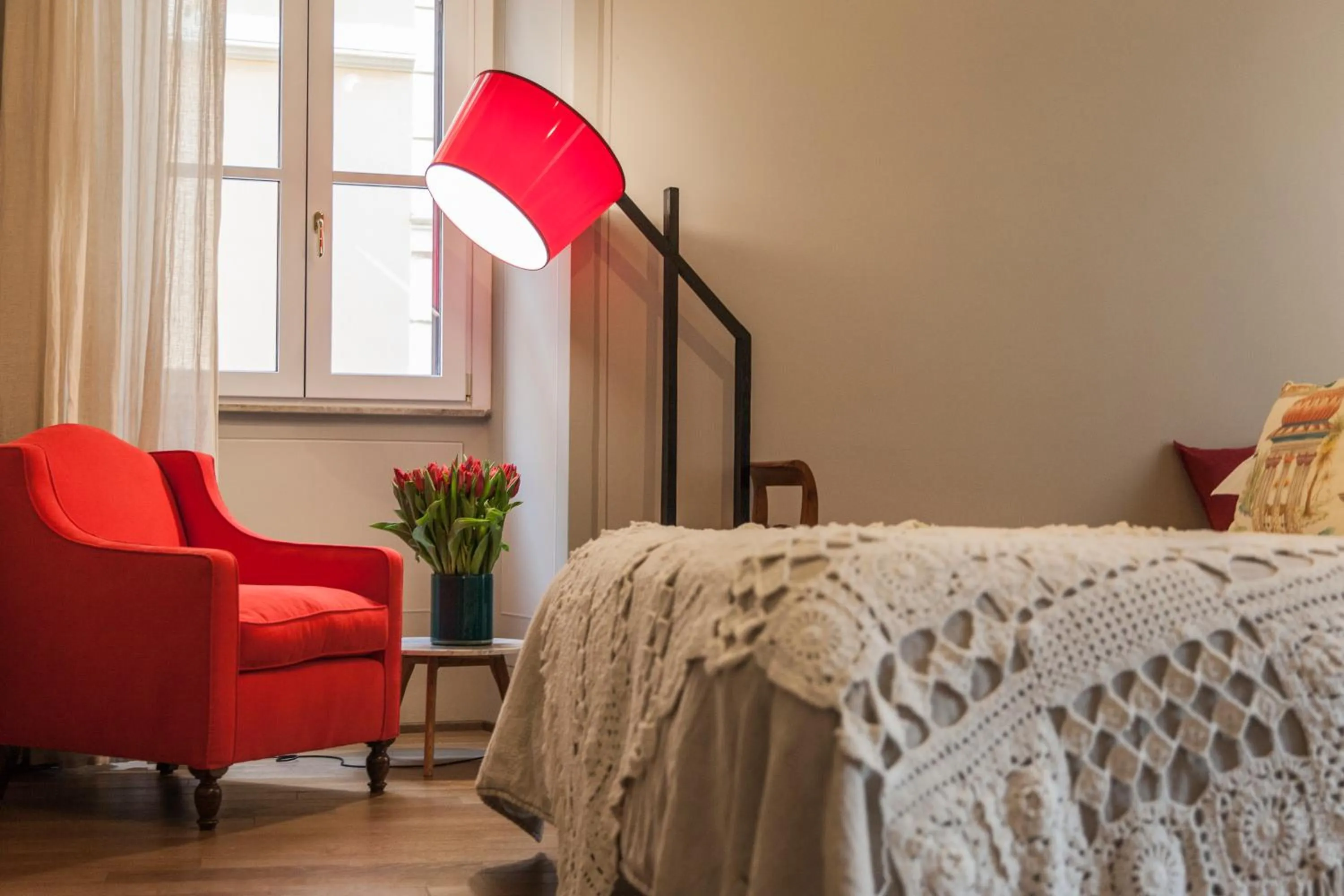 Living room, Bed in Casa Fabbrini Fancy Suites