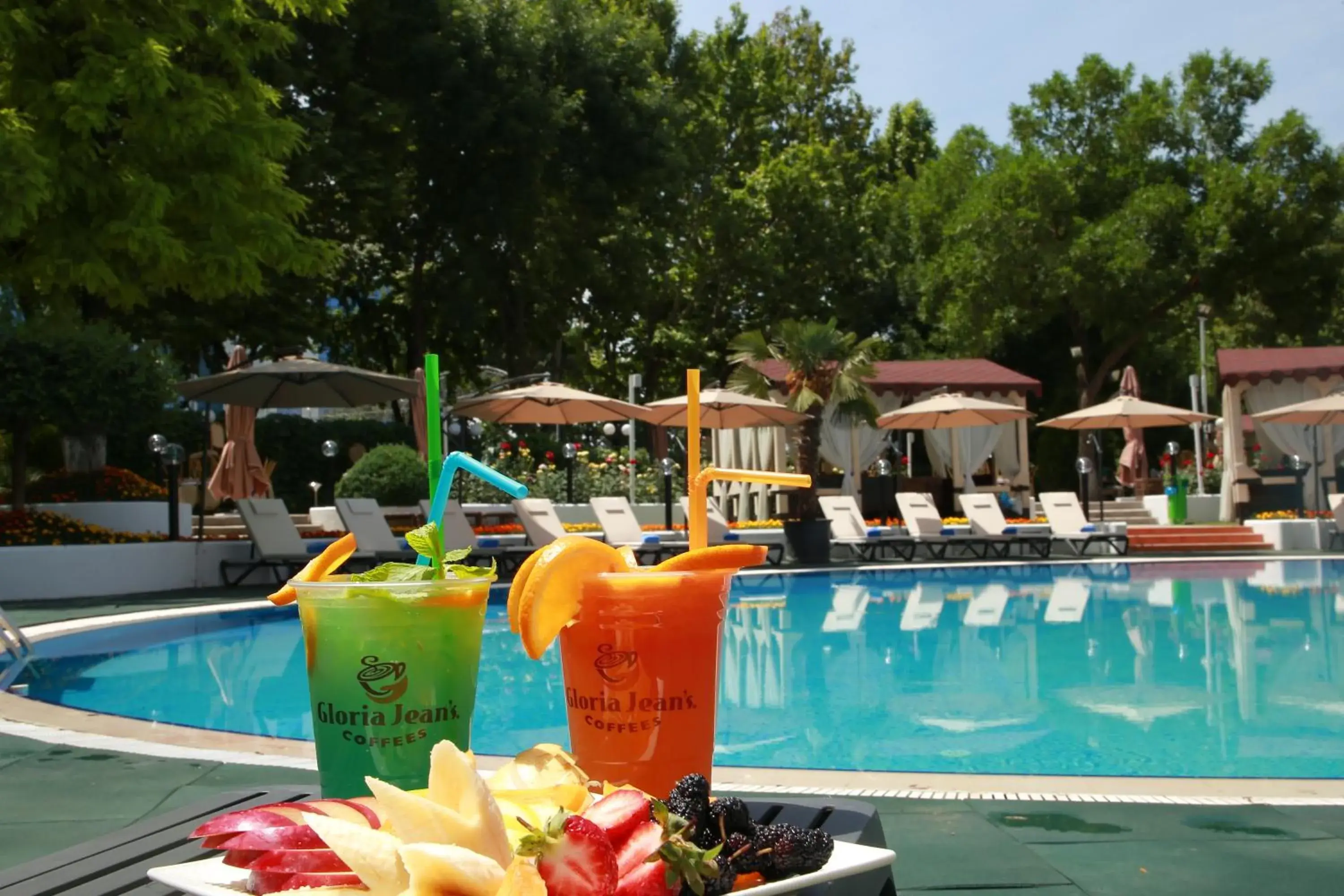 Swimming pool in Wyndham Tashkent Swimming pool in Wyndham Tashkent