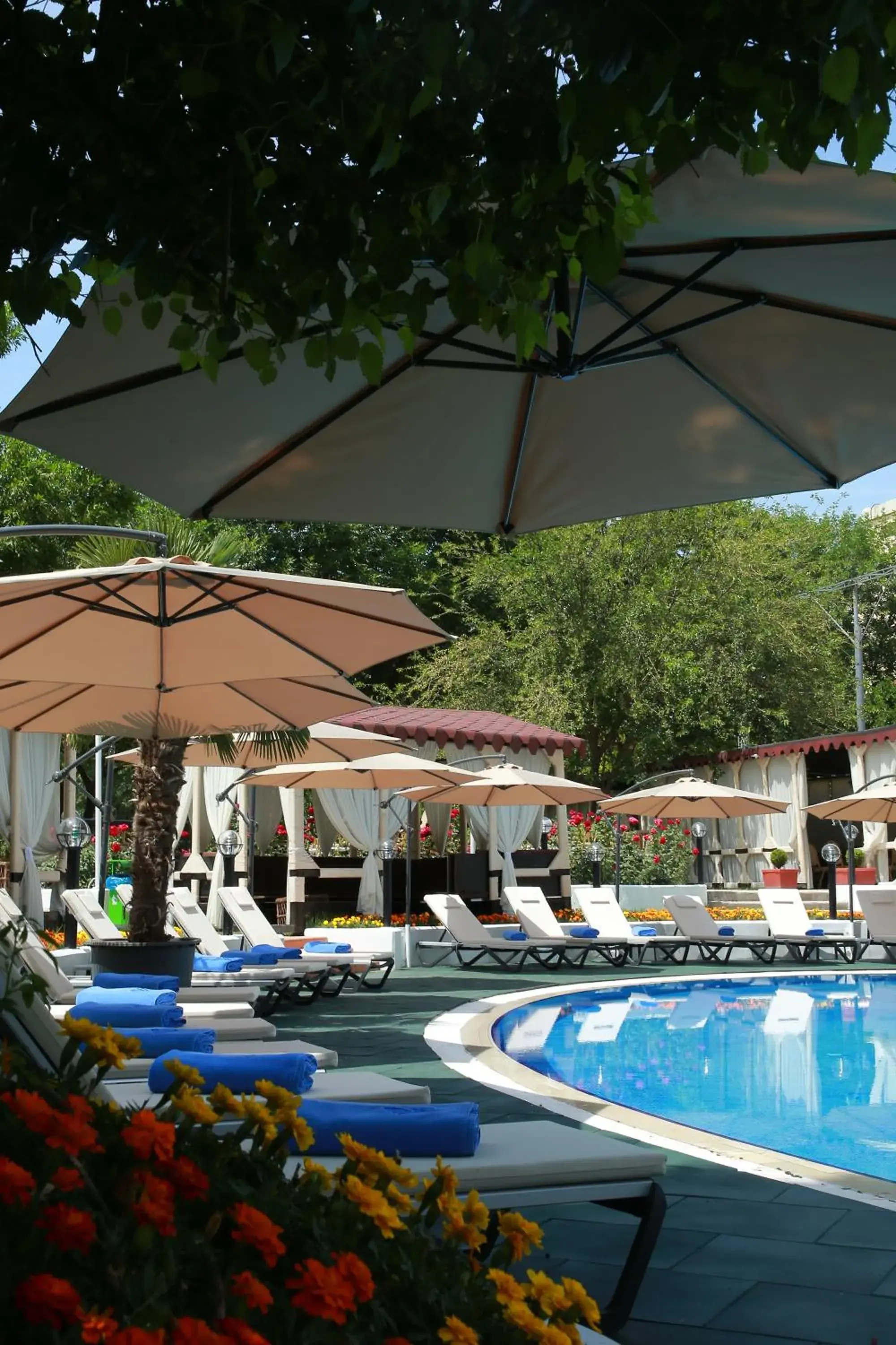 Swimming pool in Wyndham Tashkent Swimming pool in Wyndham Tashkent