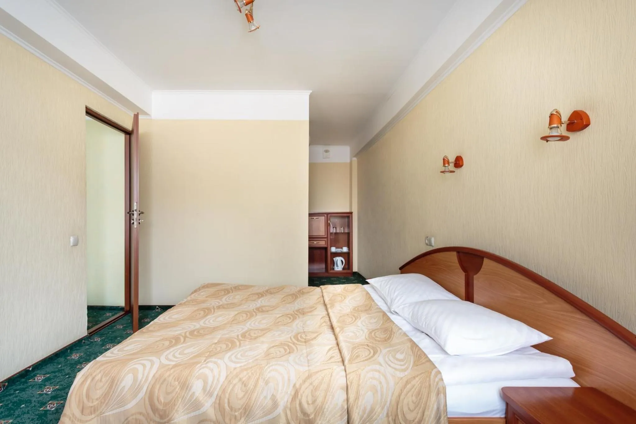 Decorative detail, Bed in Tourist Hotel Complex