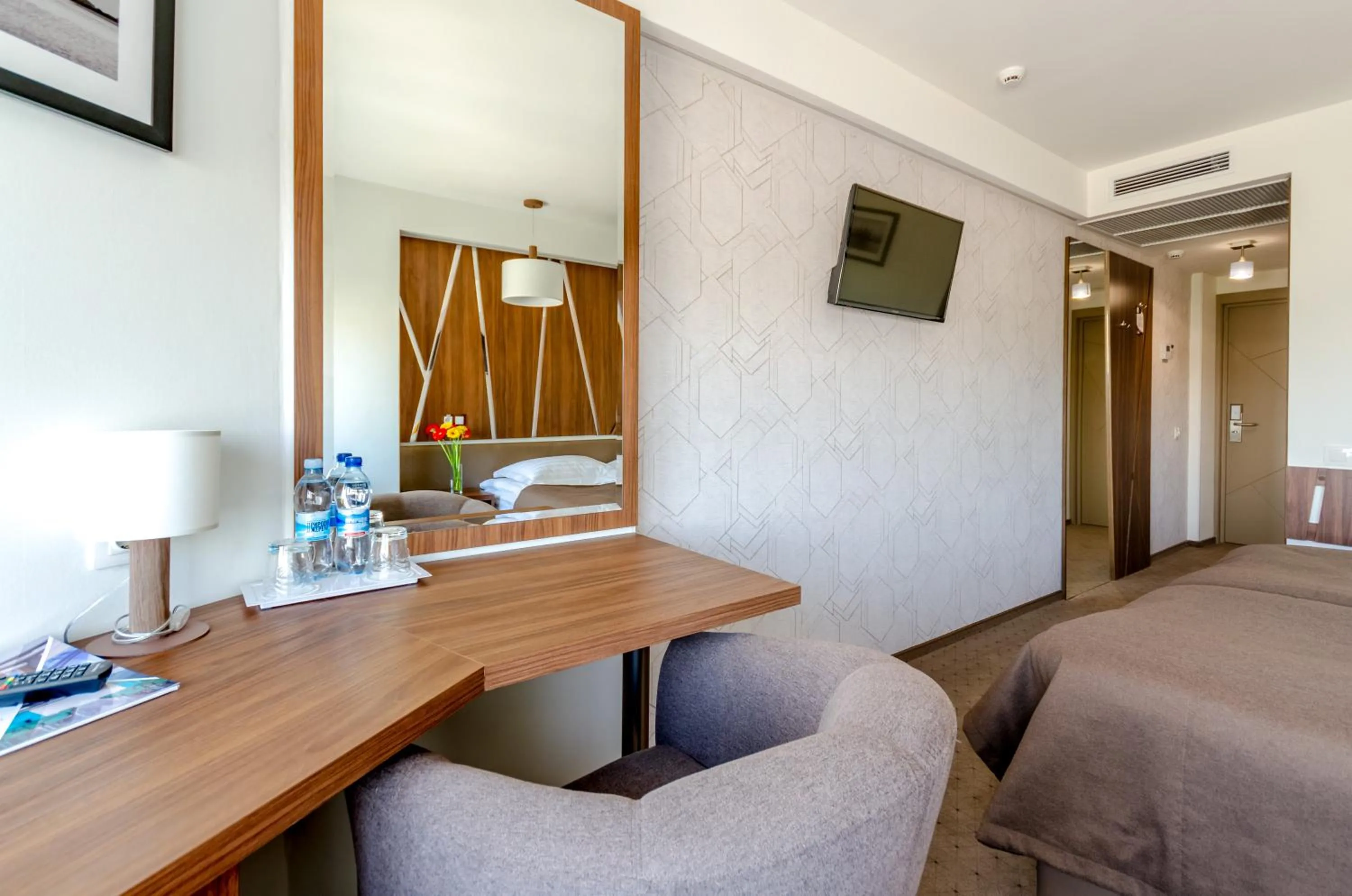 Decorative detail, Bed in Tourist Hotel Complex