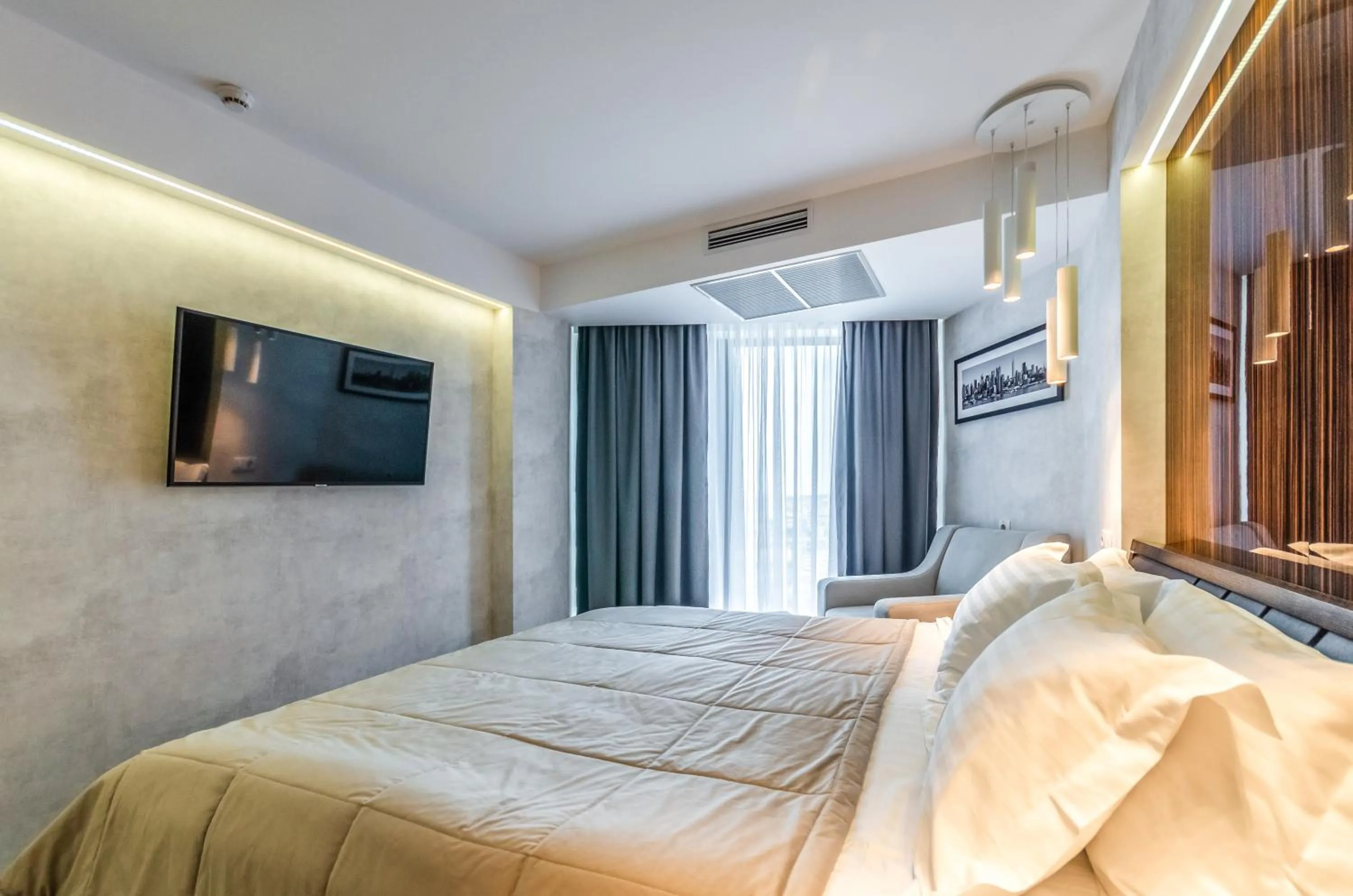 Bed in Tourist Hotel Complex