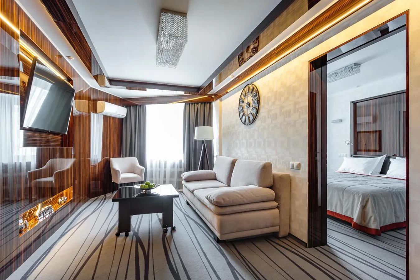 Living room, Bed in Tourist Hotel Complex