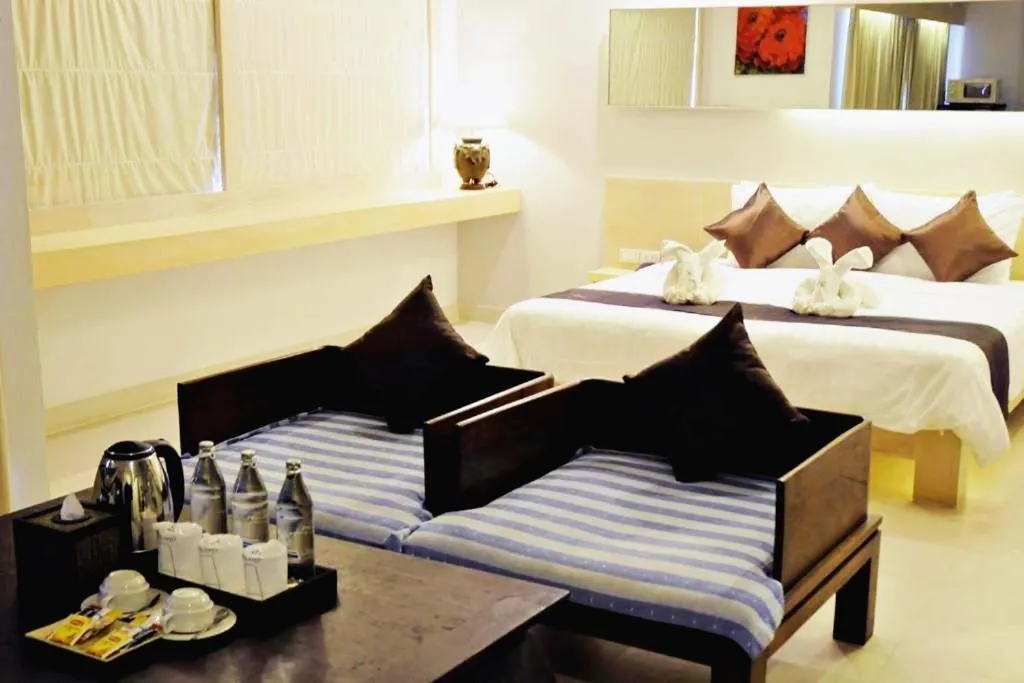 Bed in Khuang Singh Residence & Hotel Chiangmai